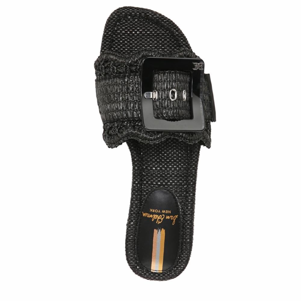 Sam Edelman BAMBI BLACK/RAFFIA/NPA sold by Sam Edelman product image thumbnail 4