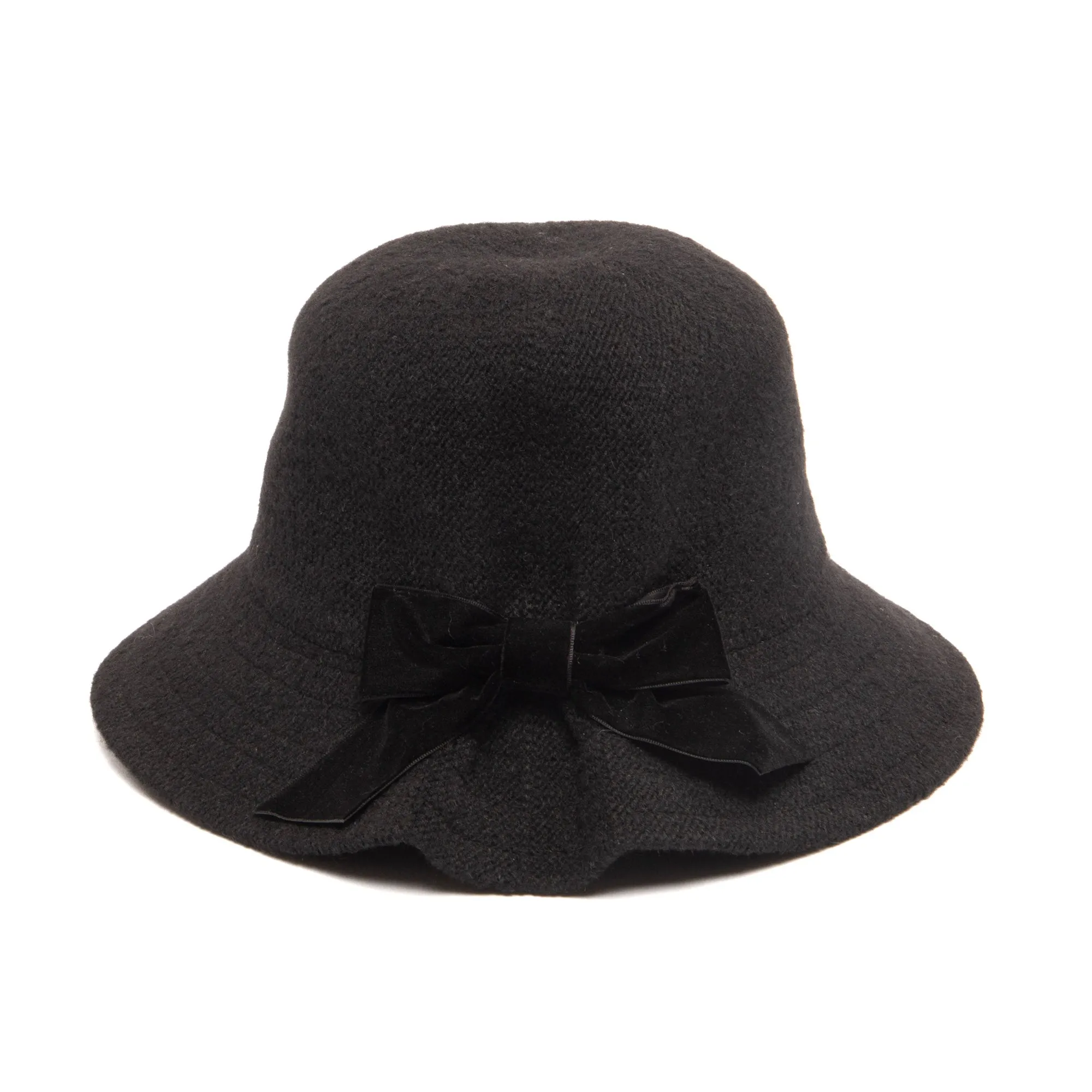 Jean Ann - Bucket with Velvet Bow sold by San Diego Hat Company