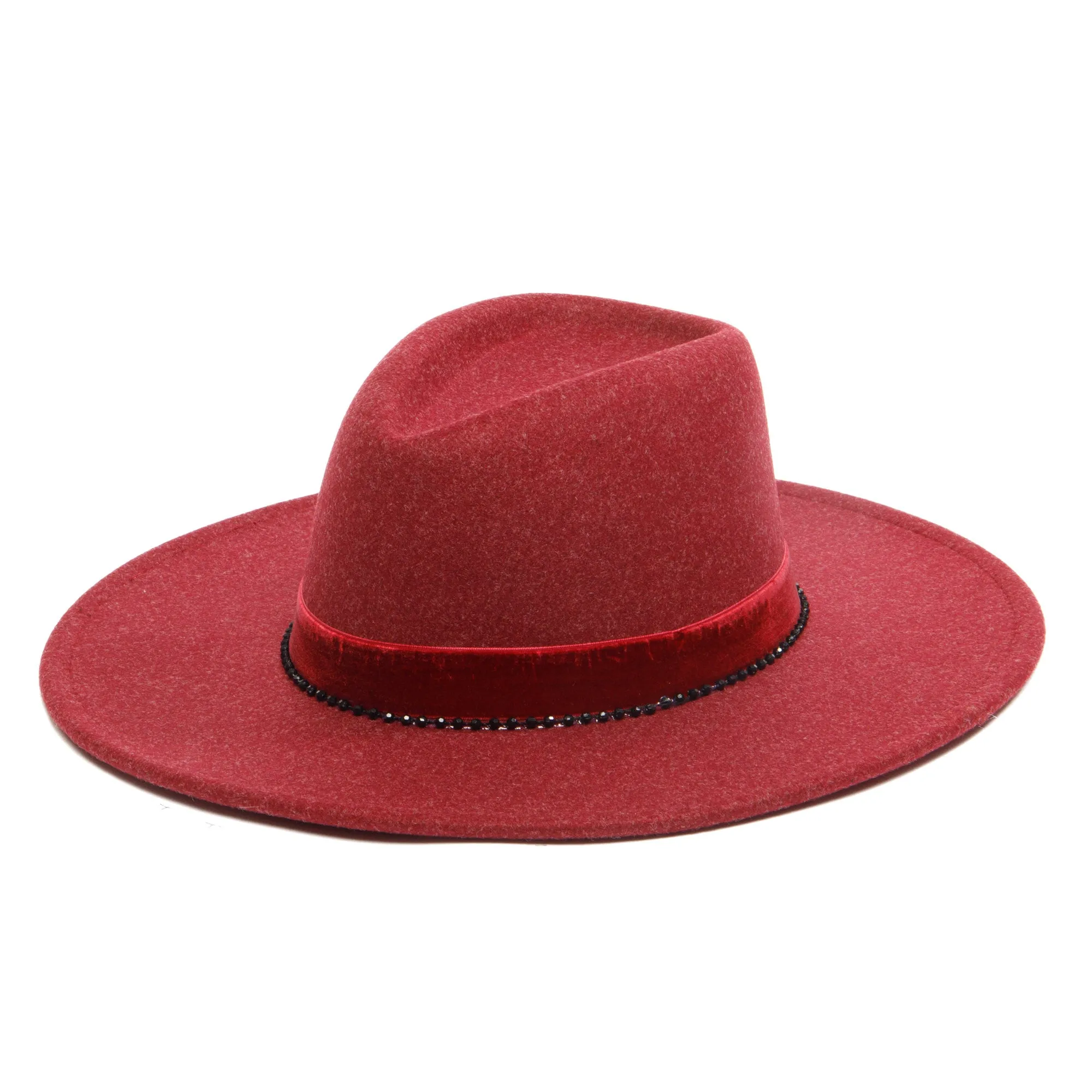 Women's Tear Drop Fedora sold by San Diego Hat Company