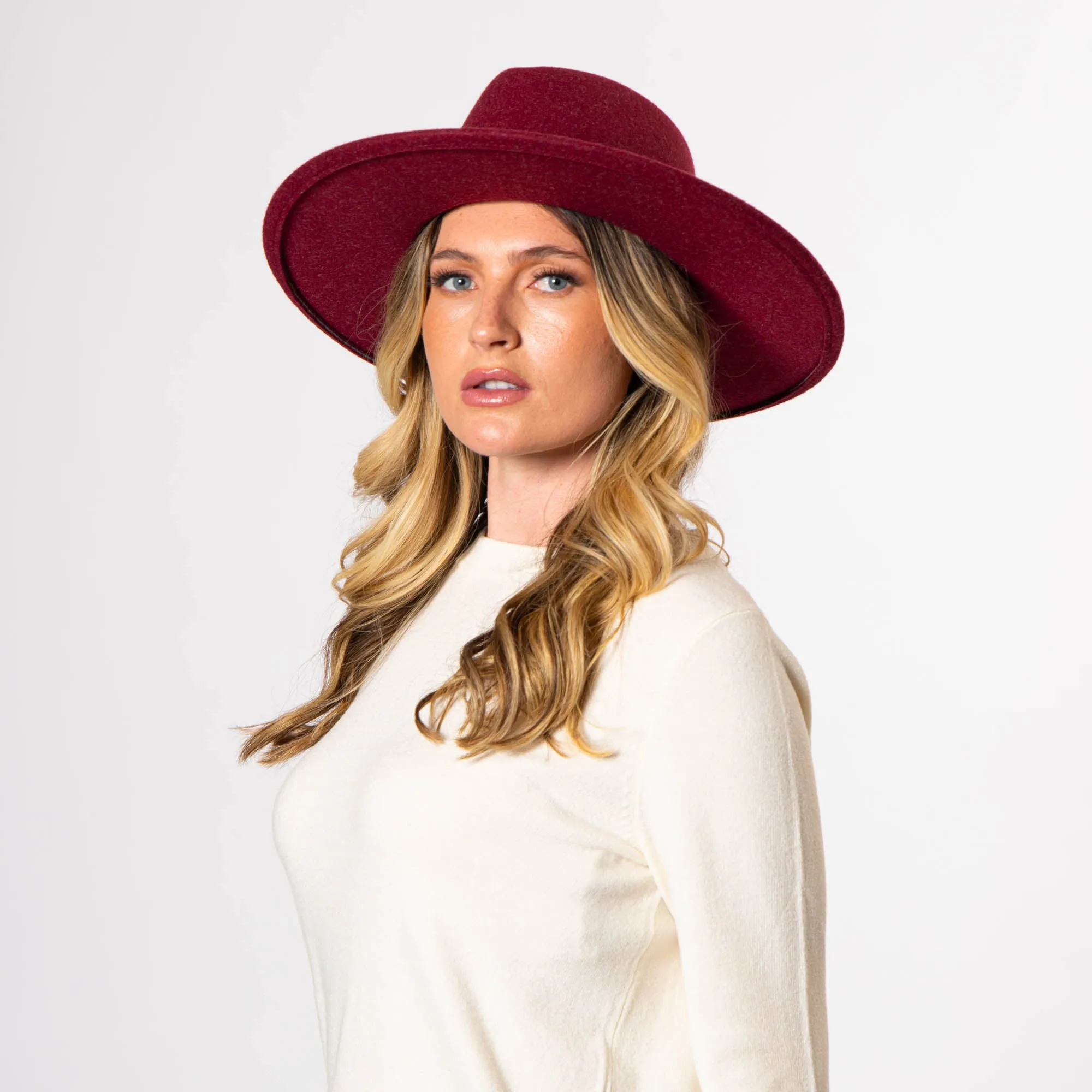 Women's Tear Drop Fedora sold by San Diego Hat Company product image thumbnail 3