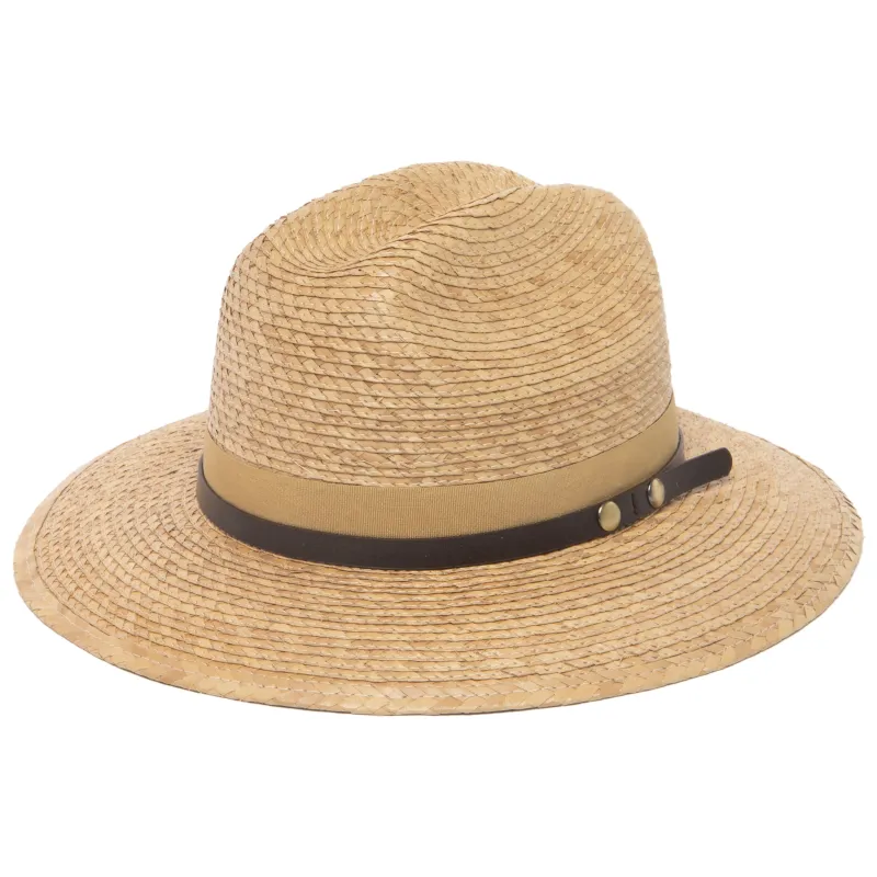 Men's Cattleman's Crease Fedora with Removable Band sold by San Diego Hat Company