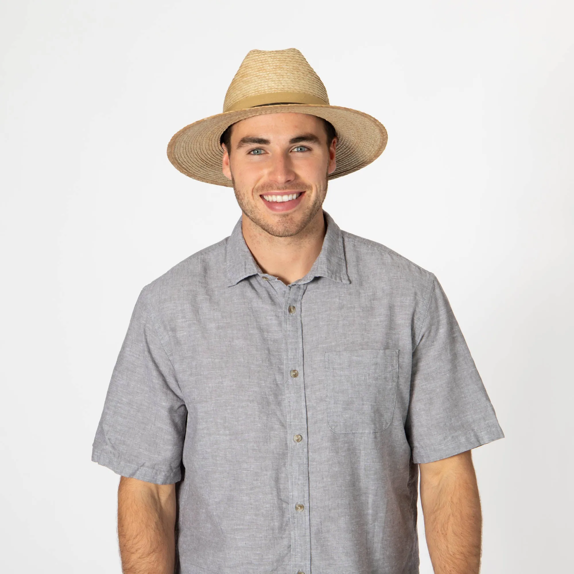 Men's Cattleman's Crease Fedora with Removable Band sold by San Diego Hat Company product image thumbnail 5