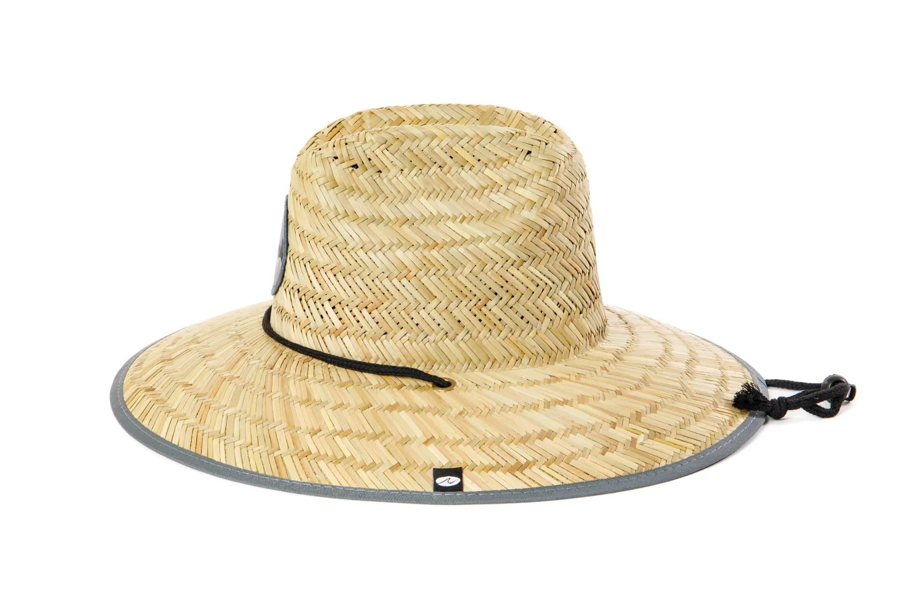 Men's Straw Lifeguard with Midnight Forest Patch sold by San Diego Hat Company product image thumbnail 4