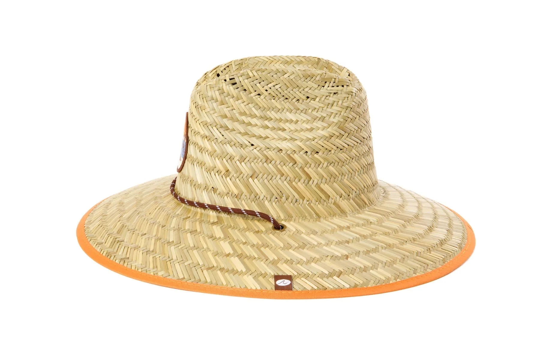 Men's Straw Lifeguard with Vintage Surf Patch sold by San Diego Hat Company product image thumbnail 5