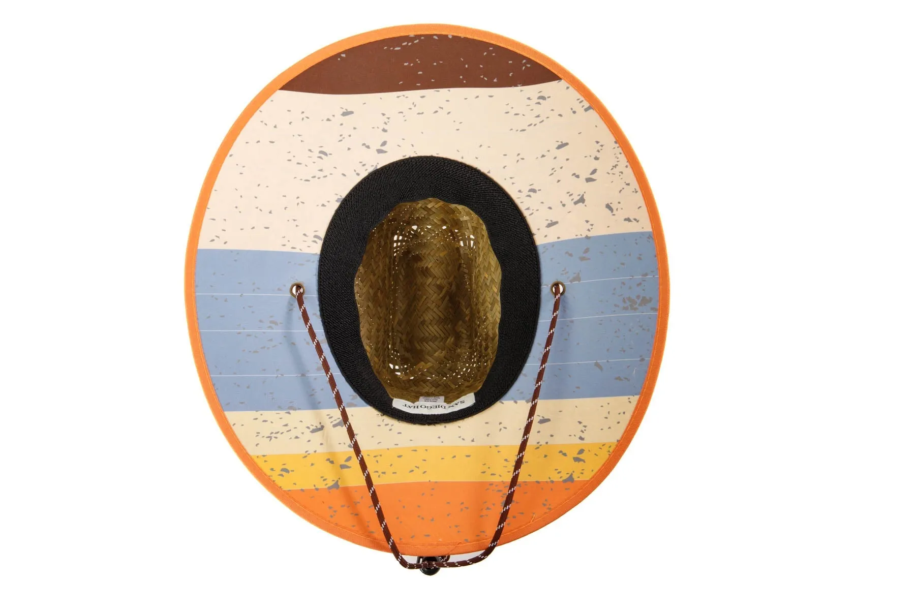 Men's Straw Lifeguard with Vintage Surf Patch sold by San Diego Hat Company product image thumbnail 2