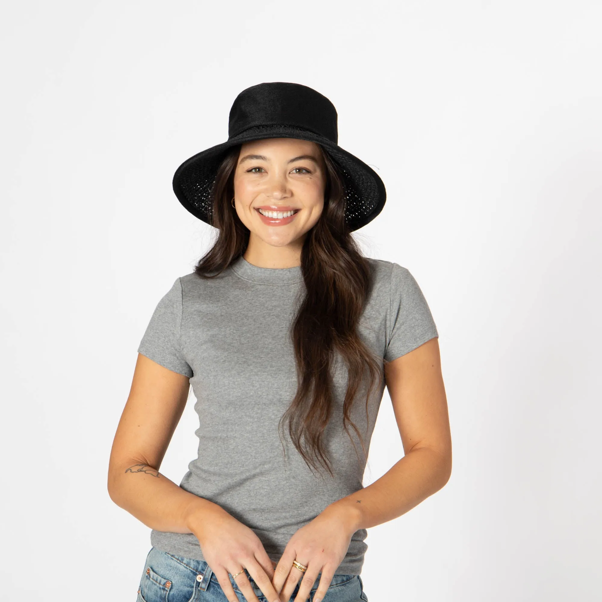 Women's Bucket Hat with Collapsible Crown sold by San Diego Hat Company product image thumbnail 5