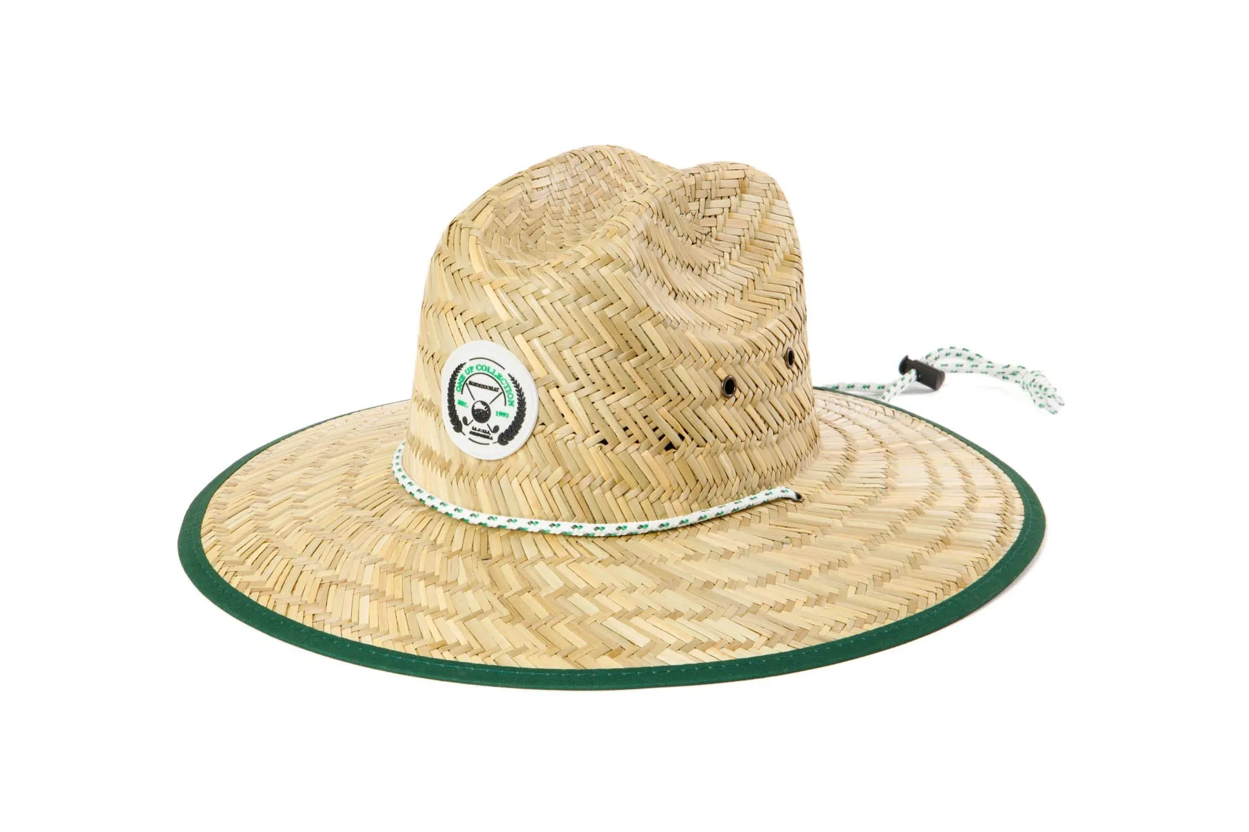 ONE UP Collection Palm Straw Lifeguard sold by San Diego Hat Company