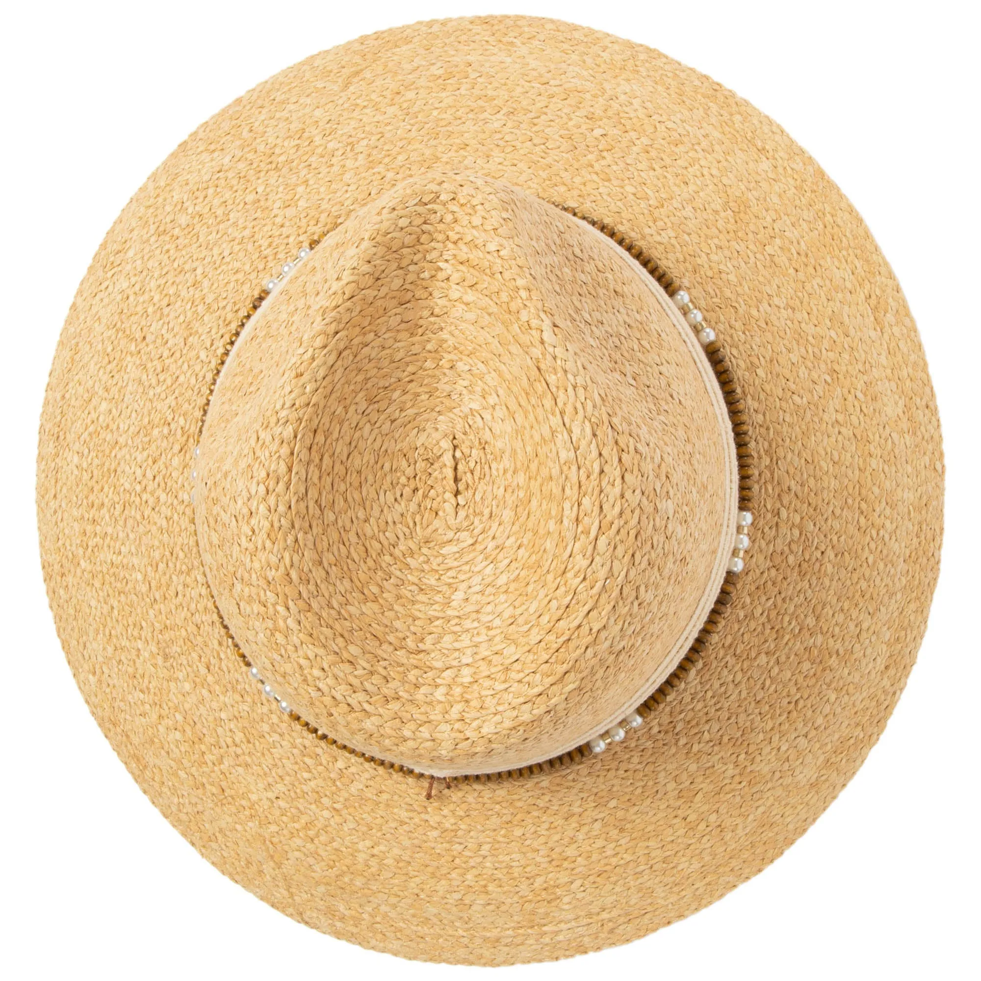 Coco - Fedora with Wood Beaded Chain sold by San Diego Hat Company product image thumbnail 3