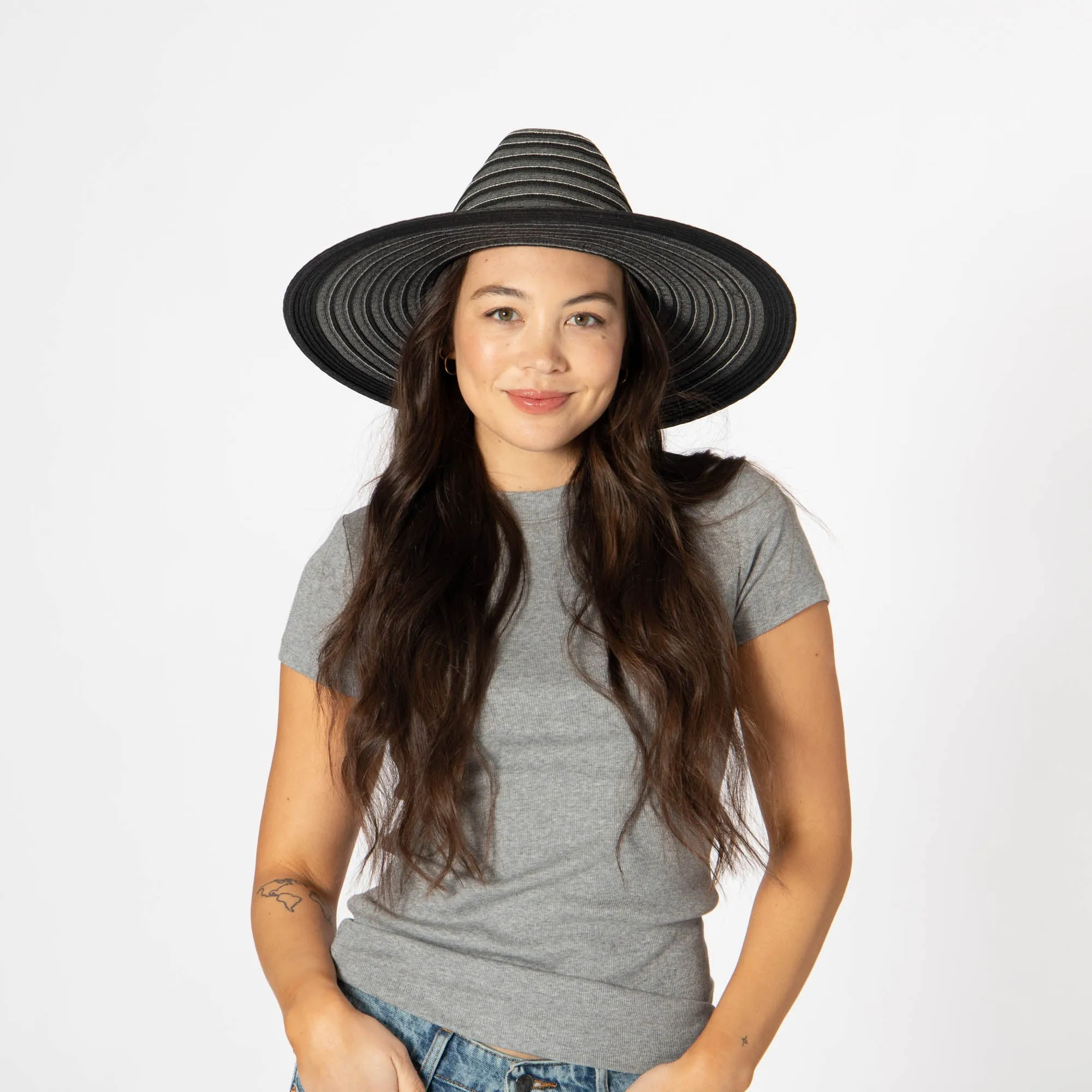 Renata - Wide Brim Cattleman's Crease Sun Hat sold by San Diego Hat Company product image thumbnail 5
