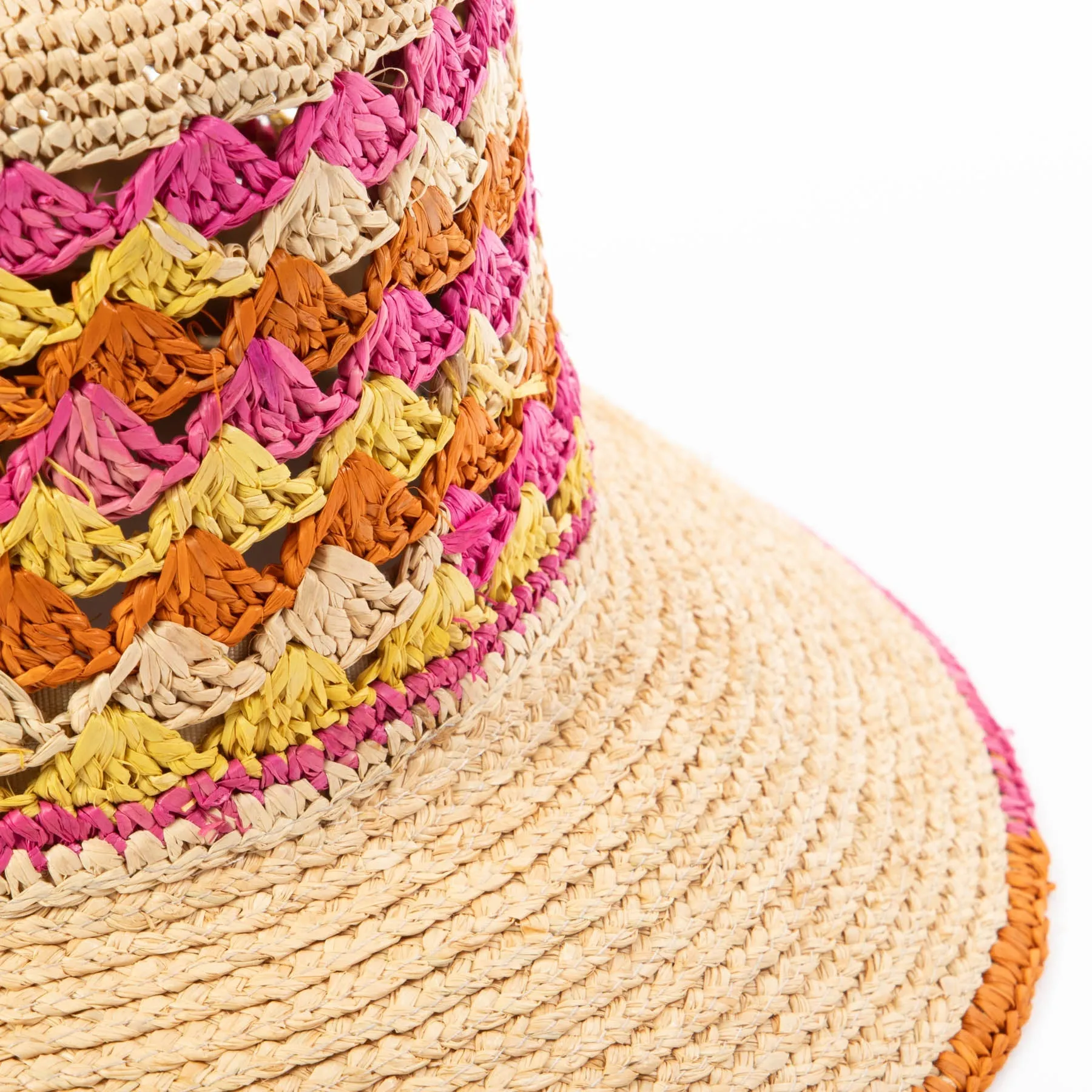 Viviana - Crochet & Braided Raffia Bucket Hat sold by San Diego Hat Company product image thumbnail 5