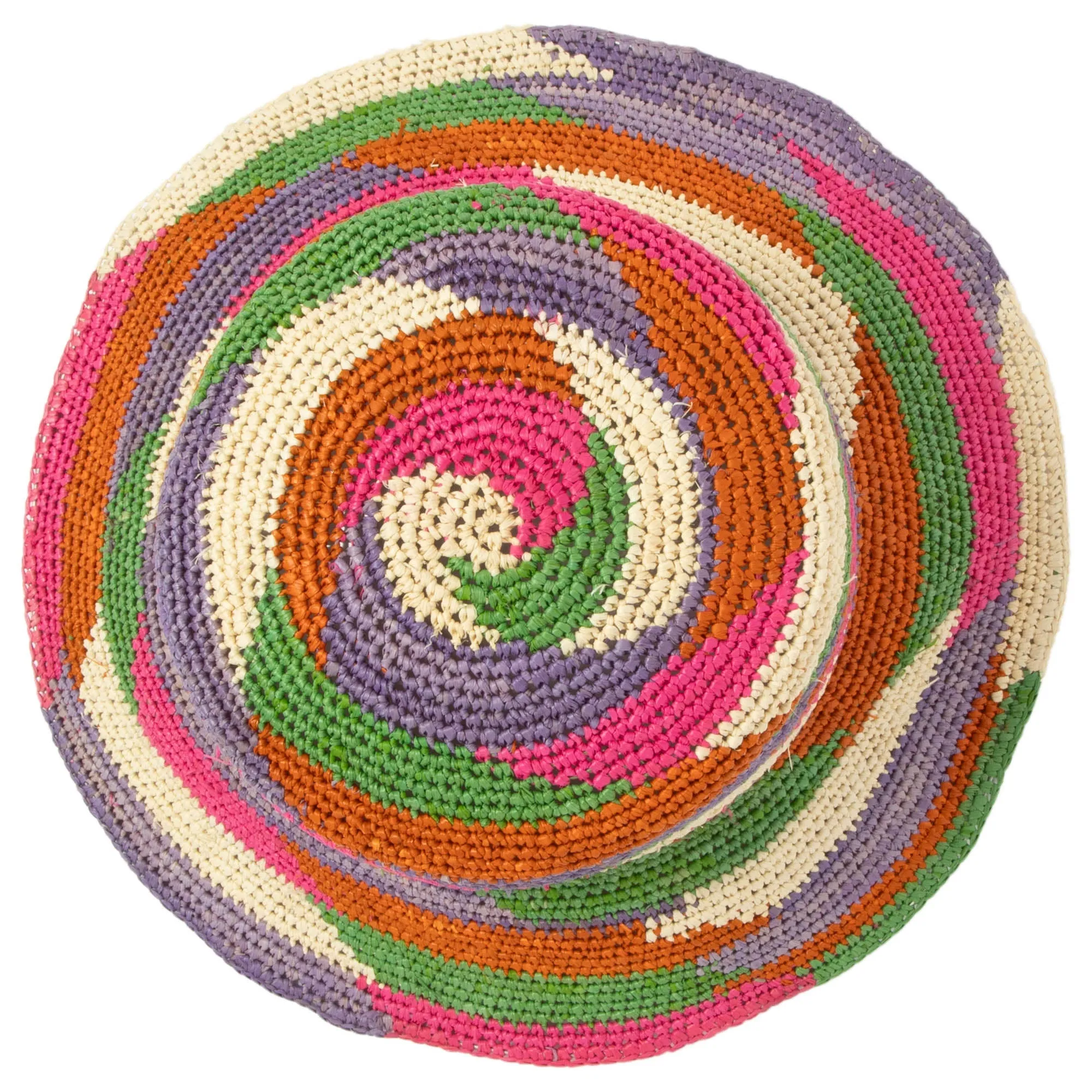 Lucia - Mixed Crochet Raffia Bucket Hat sold by San Diego Hat Company product image thumbnail 2