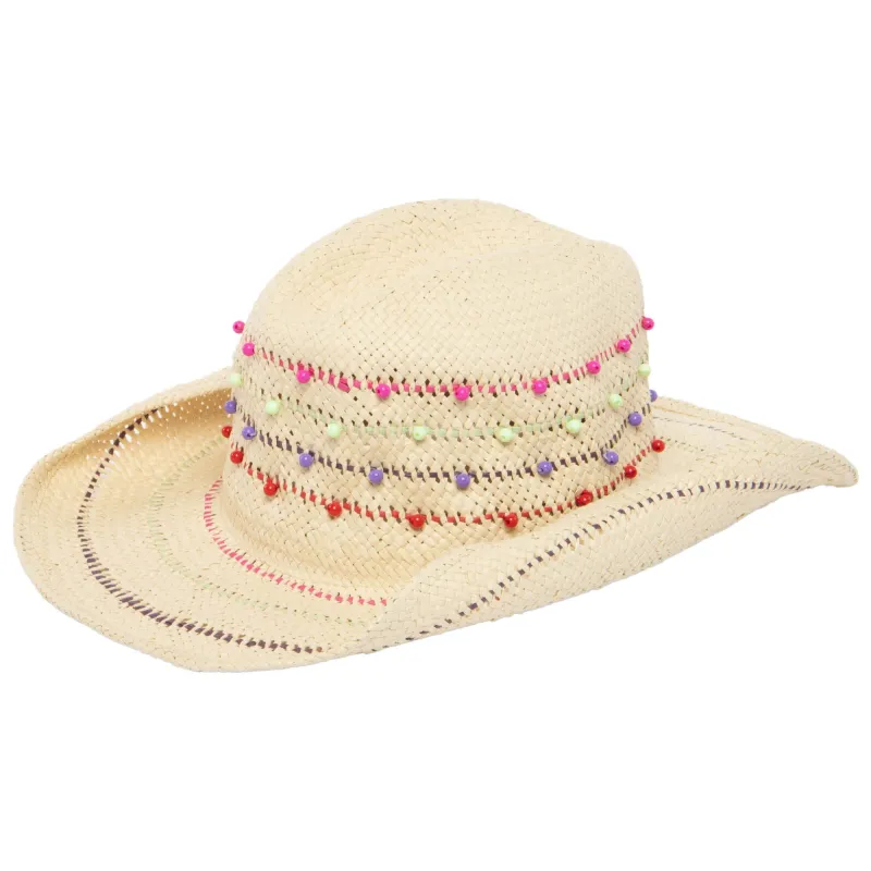 Santa Cruz - Woven Toyo Straw Cowboy sold by San Diego Hat Company