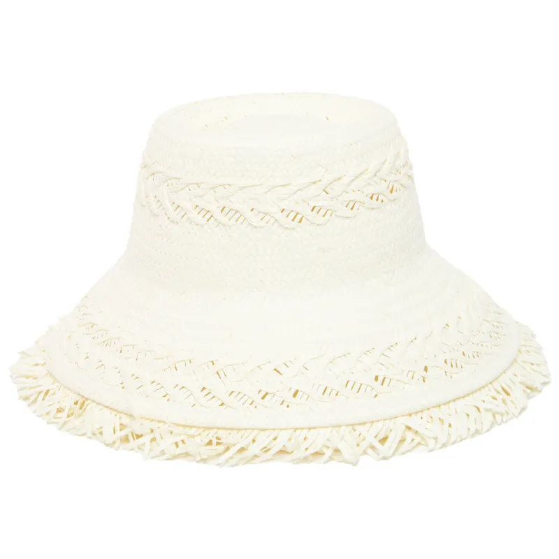Fair Winds - Woven Toyo Straw Bell Hat sold by San Diego Hat Company