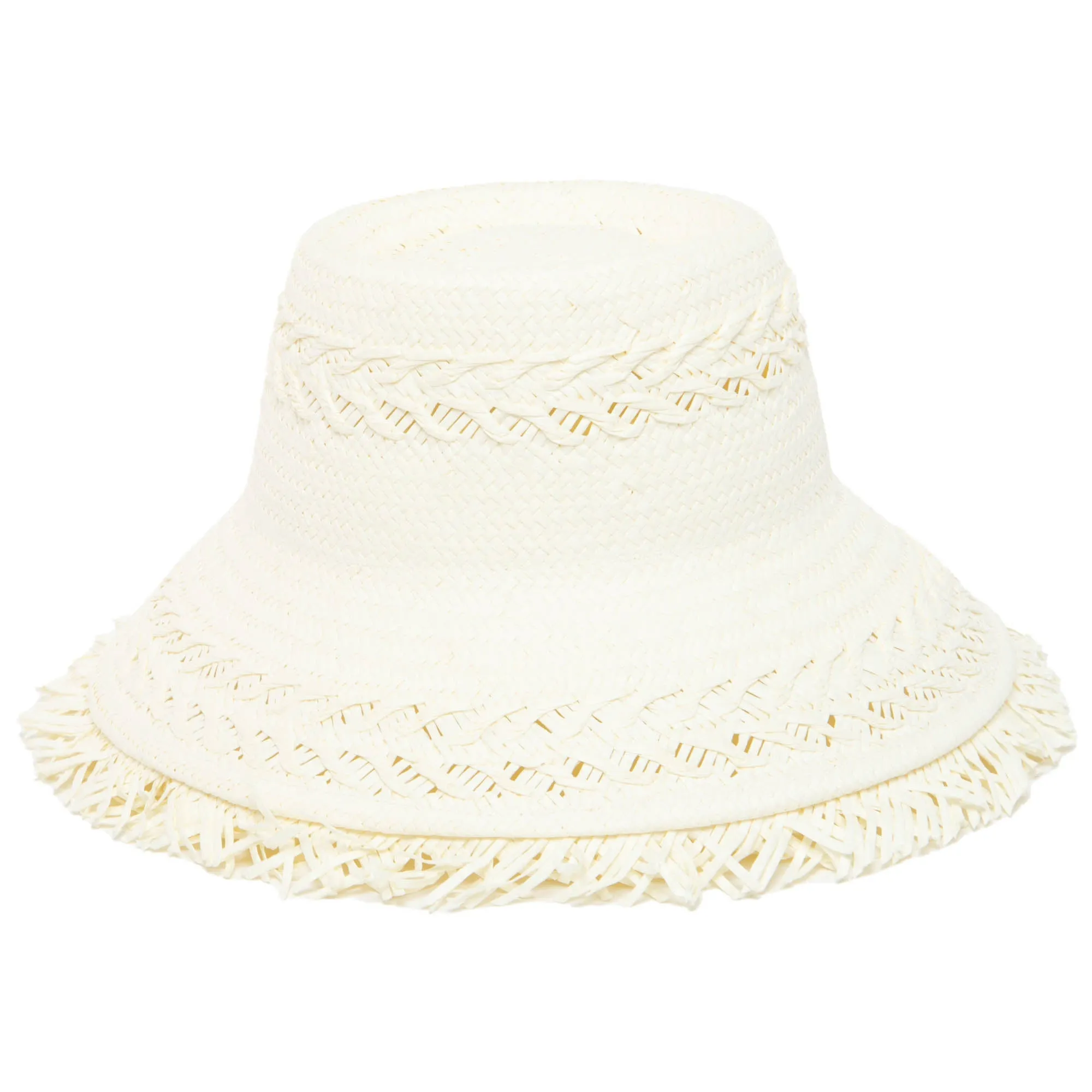 Fair Winds - Woven Toyo Straw Bell Hat sold by San Diego Hat Company