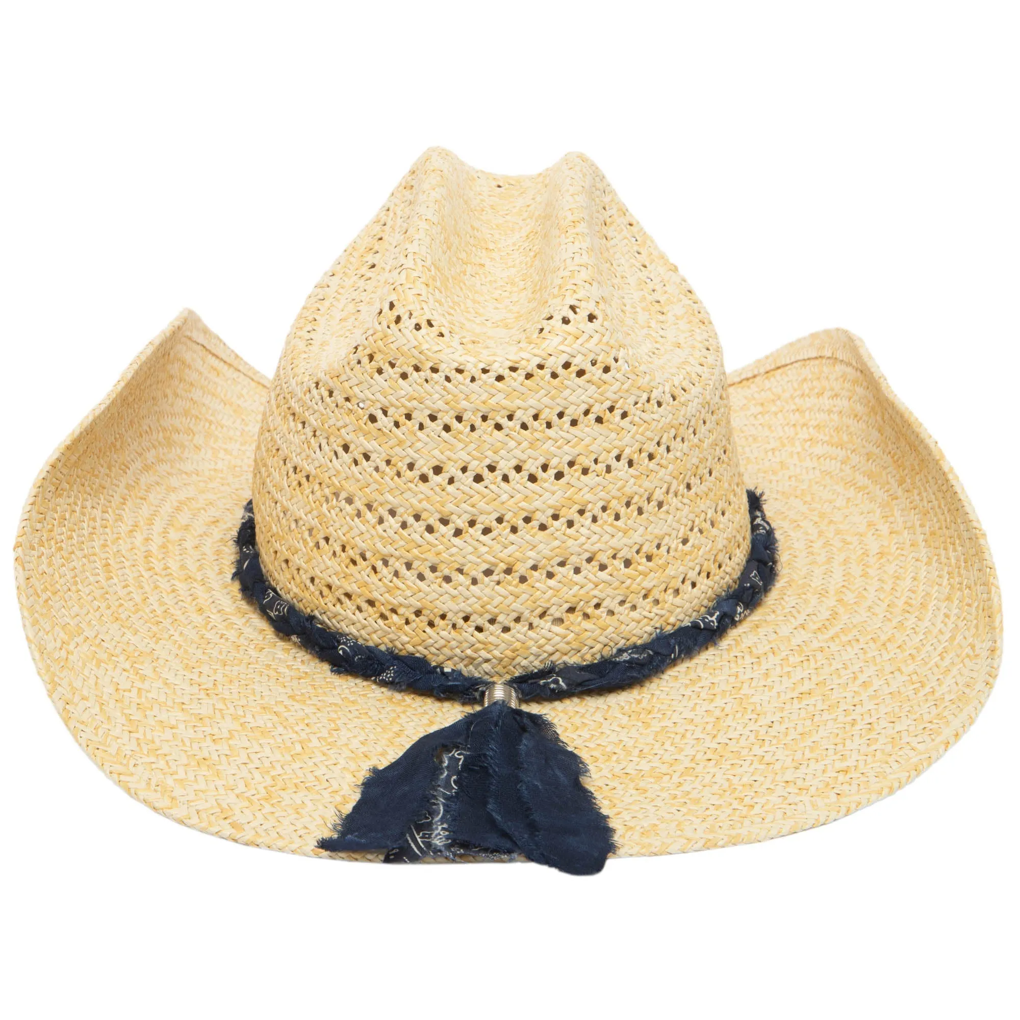 Annie - Woven Toyo Straw Cowboy with Wire Brim sold by San Diego Hat Company product image thumbnail 2