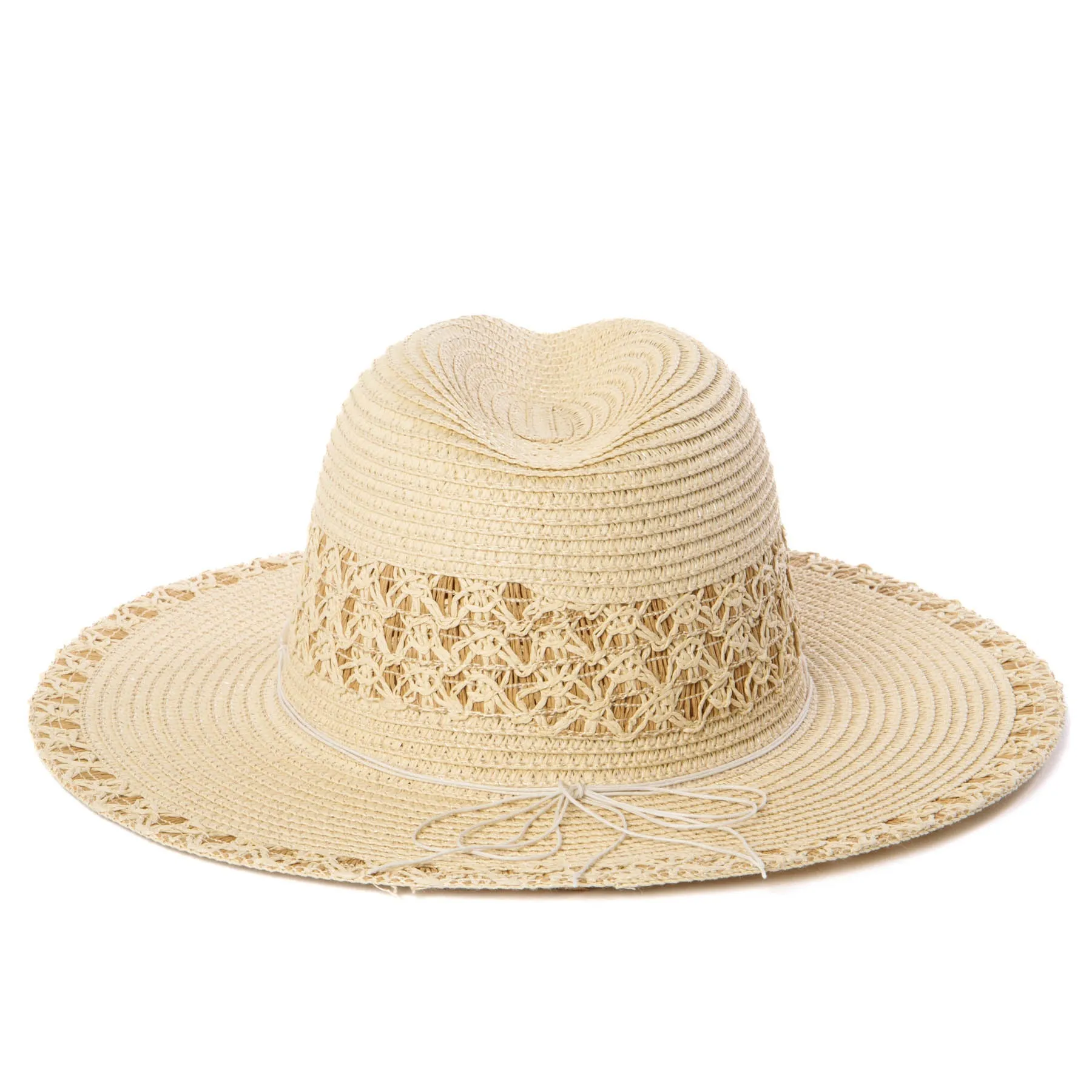 Blanca - Ultrabraid Fedora with Seashell Trim sold by San Diego Hat Company product image thumbnail 5