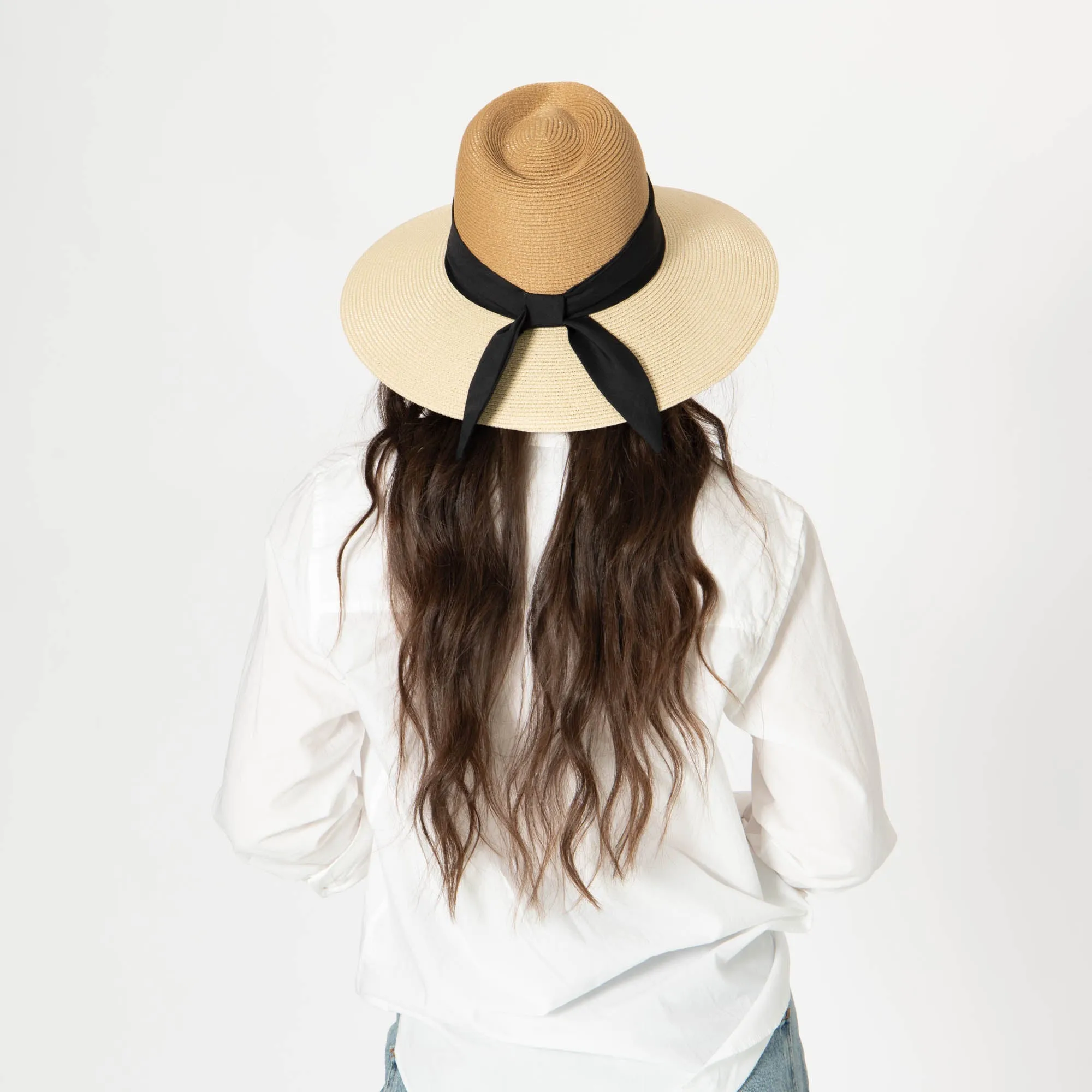Paola - Ultrabraid Two Tone Fedora sold by San Diego Hat Company product image thumbnail 5