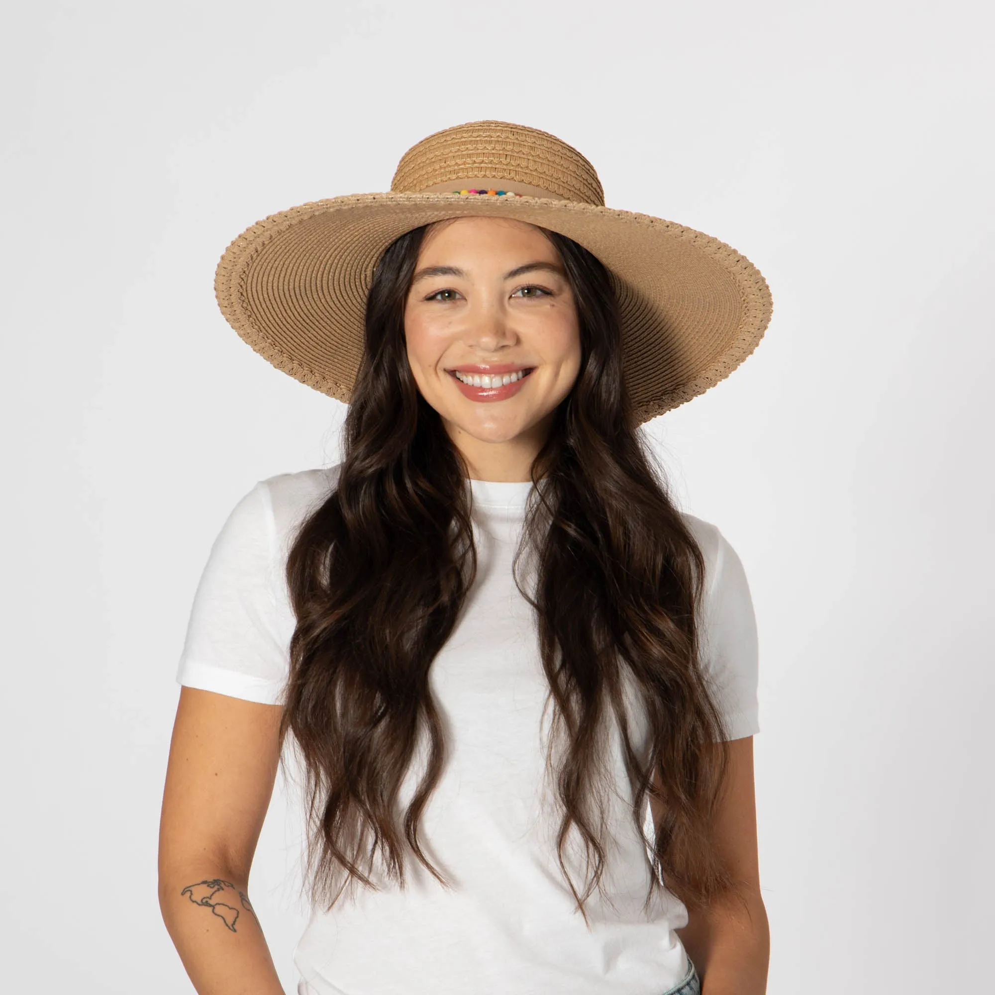 Fiesta - Round Crown Large Brim Sun Hat sold by San Diego Hat Company product image thumbnail 5