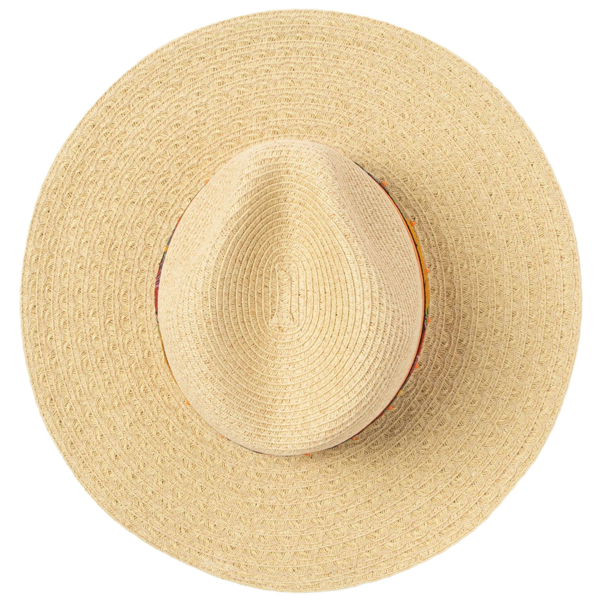 Flora - Mixed Ultrabraid Fedora with Floral Band sold by San Diego Hat Company product image thumbnail 4