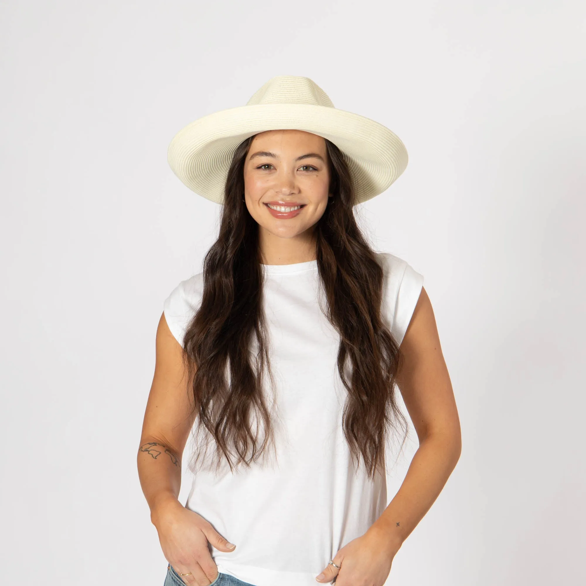 Camila - Ultrabraid Kettle Brim Fedora sold by San Diego Hat Company product image thumbnail 5