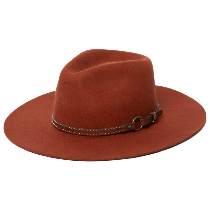 Wool Fedora with Pinch Crown by FRYE made by Frye