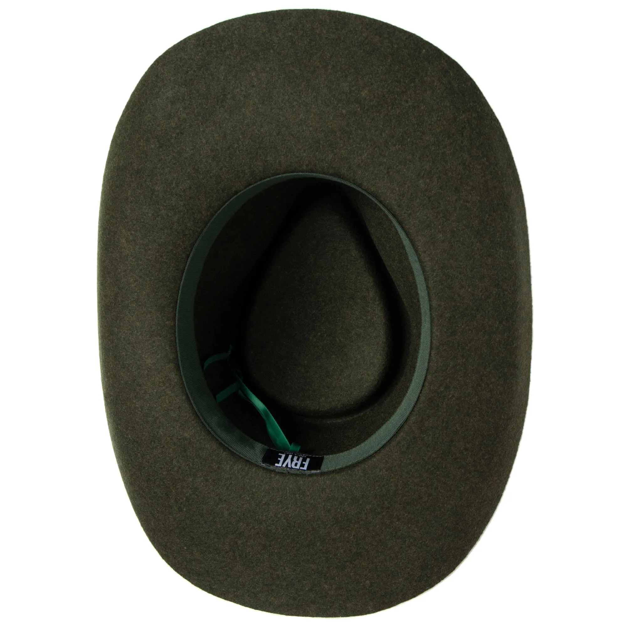 Wool Cowboy Hat with Pinch Crown and Feather by FRYE sold by San Diego Hat Company product image thumbnail 4