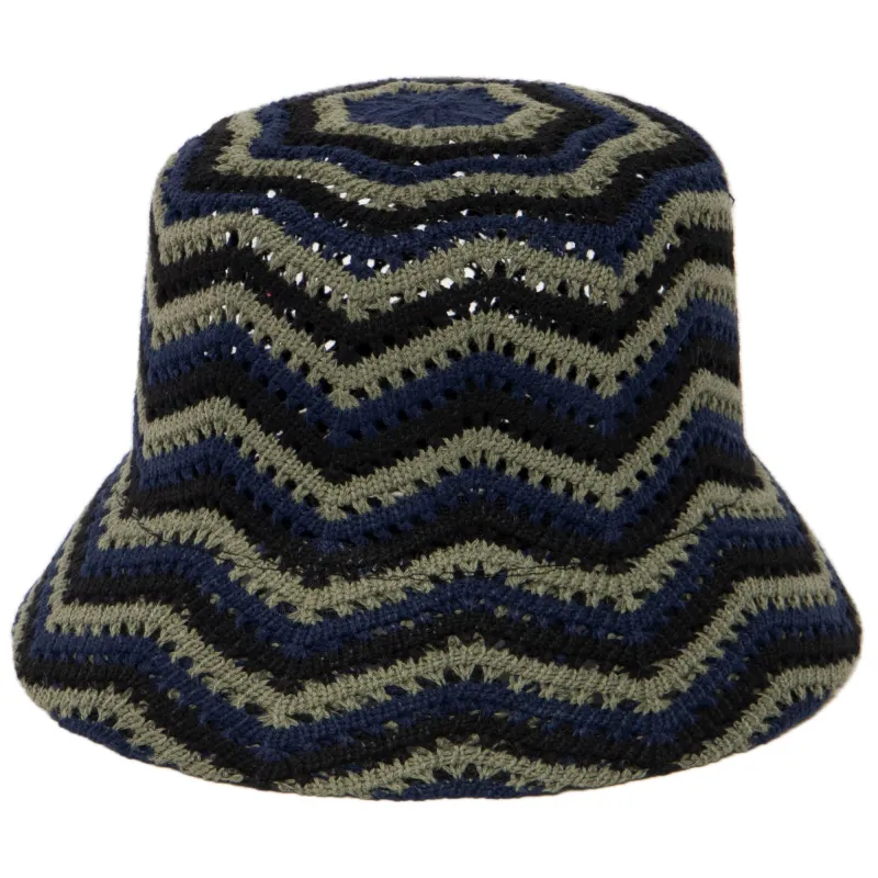 Dolly - Chevron Weave Bucket Hat sold by San Diego Hat Company