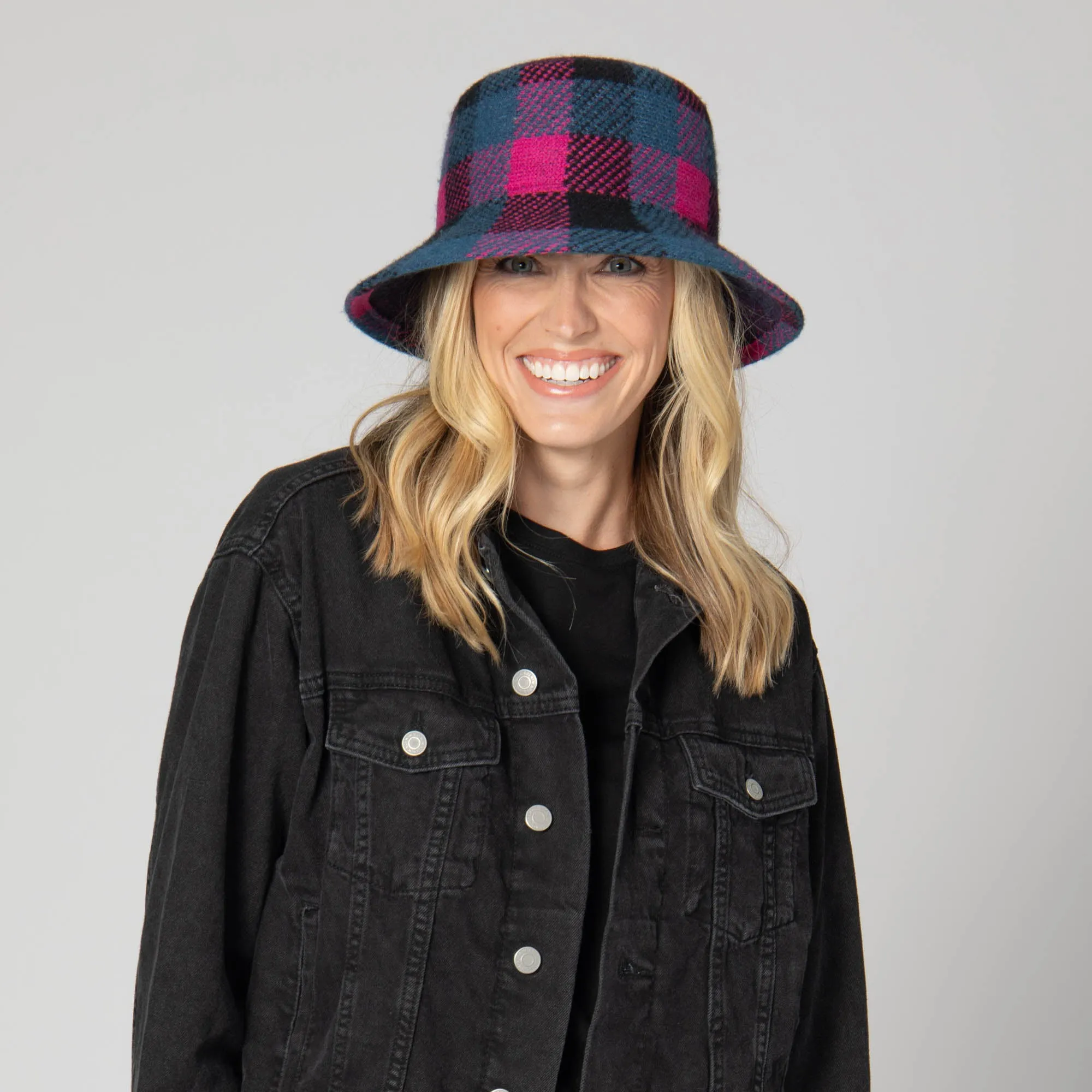 Dixieland - Multi Plaid Bucket Hat sold by San Diego Hat Company product image thumbnail 5