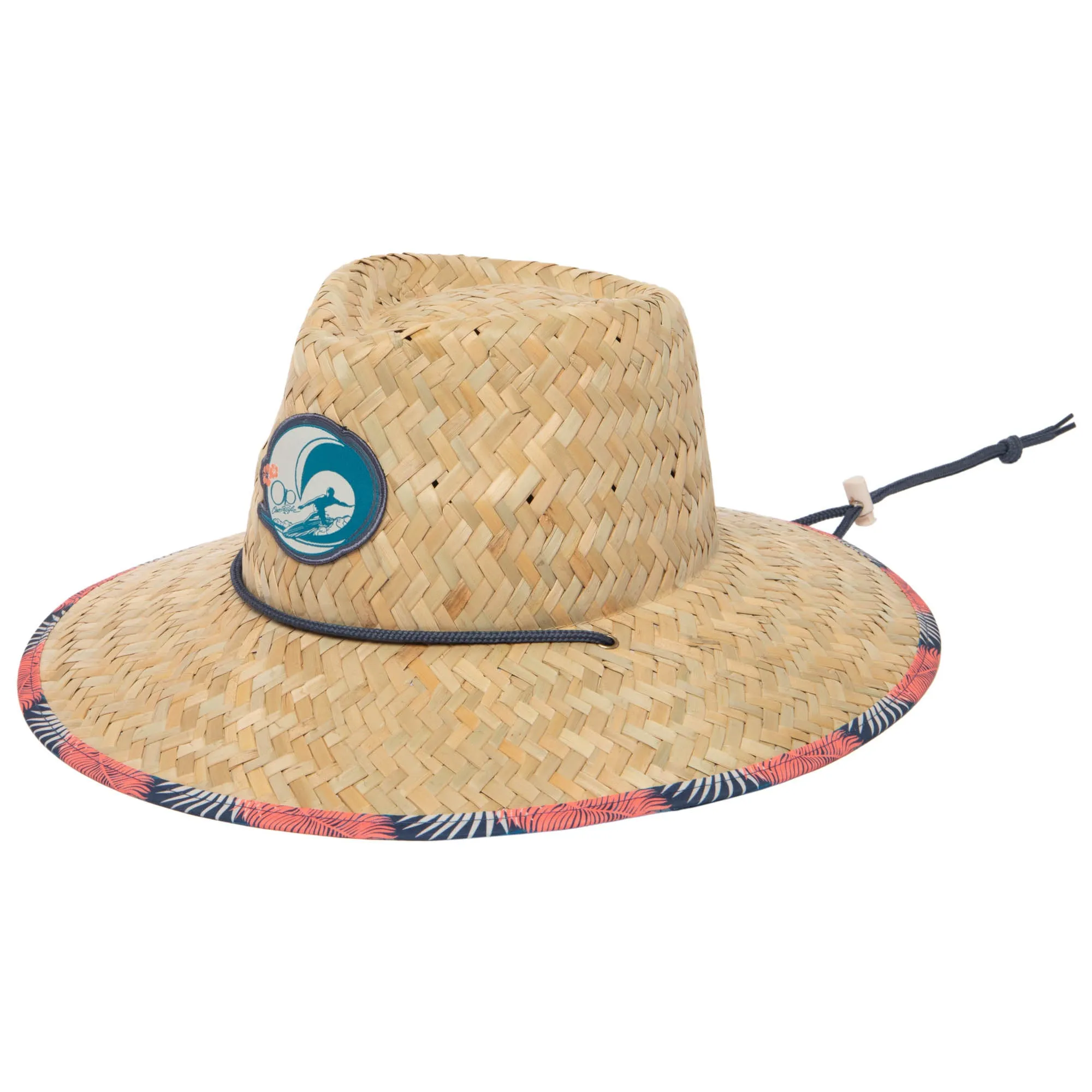 Wedge - Lifeguard Hat with Palm Leaf Print by Ocean Pacific sold by San Diego Hat Company