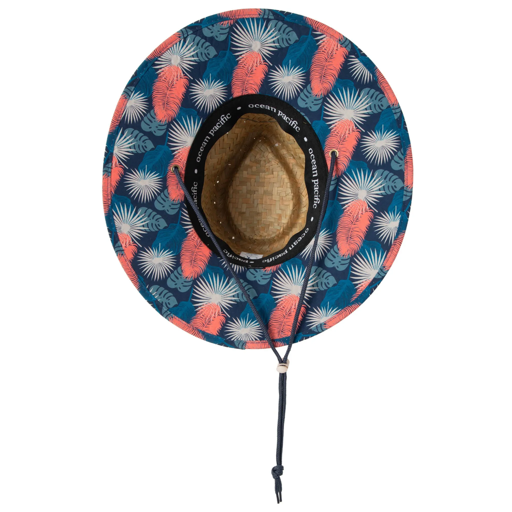 Wedge - Lifeguard Hat with Palm Leaf Print by Ocean Pacific sold by San Diego Hat Company product image thumbnail 2