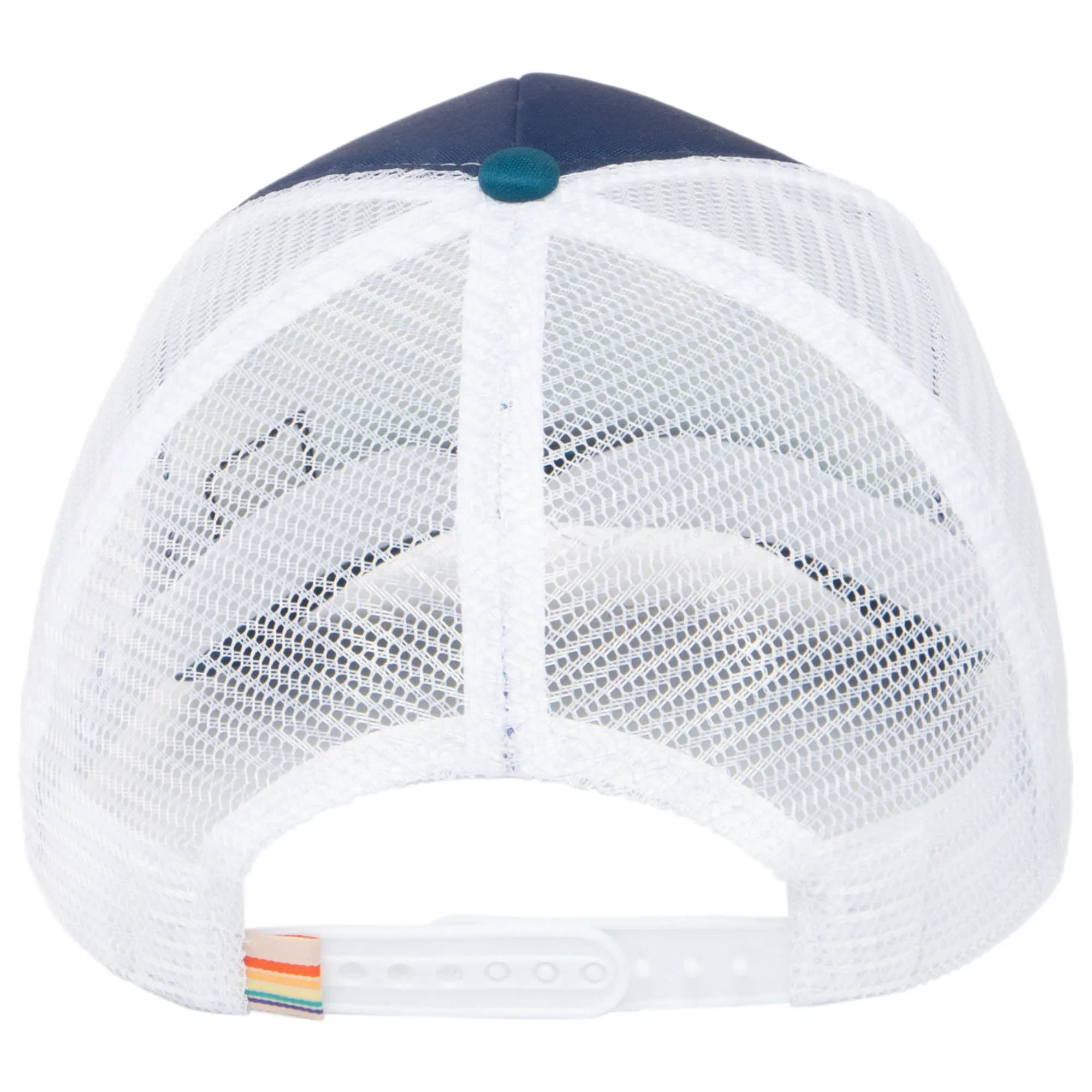 Ocean Pacific - 5 Panel Trucker Hat with White Palm Tree Print sold by San Diego Hat Company product image thumbnail 5