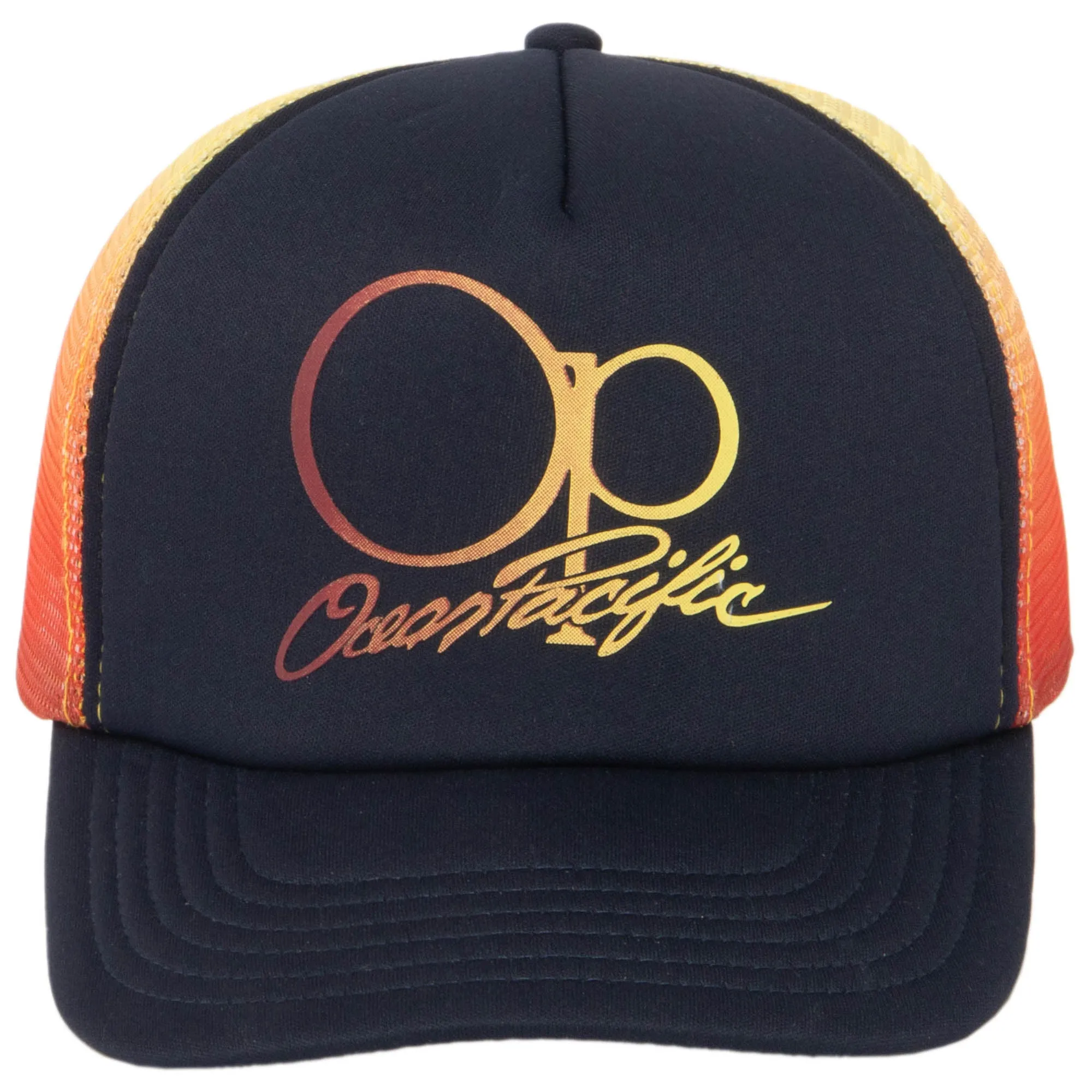 Ocean Pacific - 5 Panel Trucker Hat with Ombre Mesh Panels sold by San Diego Hat Company product image thumbnail 3