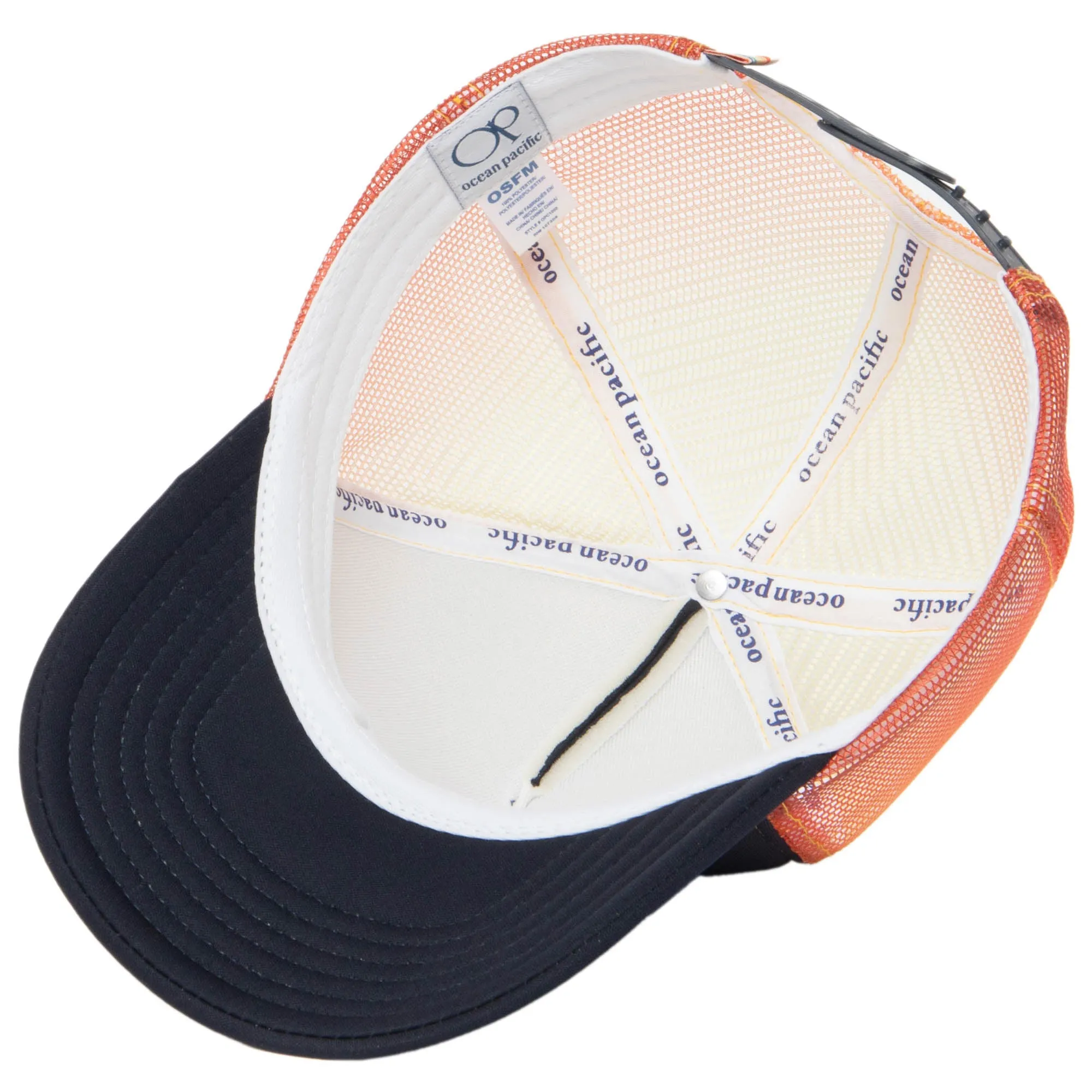 Ocean Pacific - 5 Panel Trucker Hat with Ombre Mesh Panels sold by San Diego Hat Company product image thumbnail 4