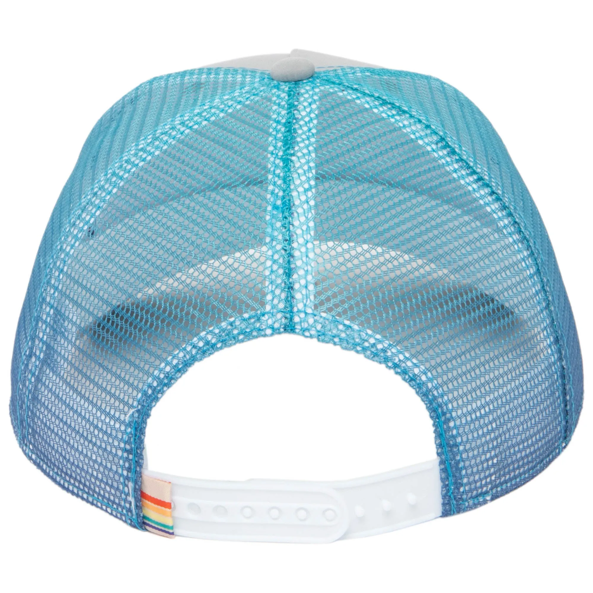 Ocean Pacific - 5 Panel Trucker Hat with Blue Mesh sold by San Diego Hat Company product image thumbnail 5