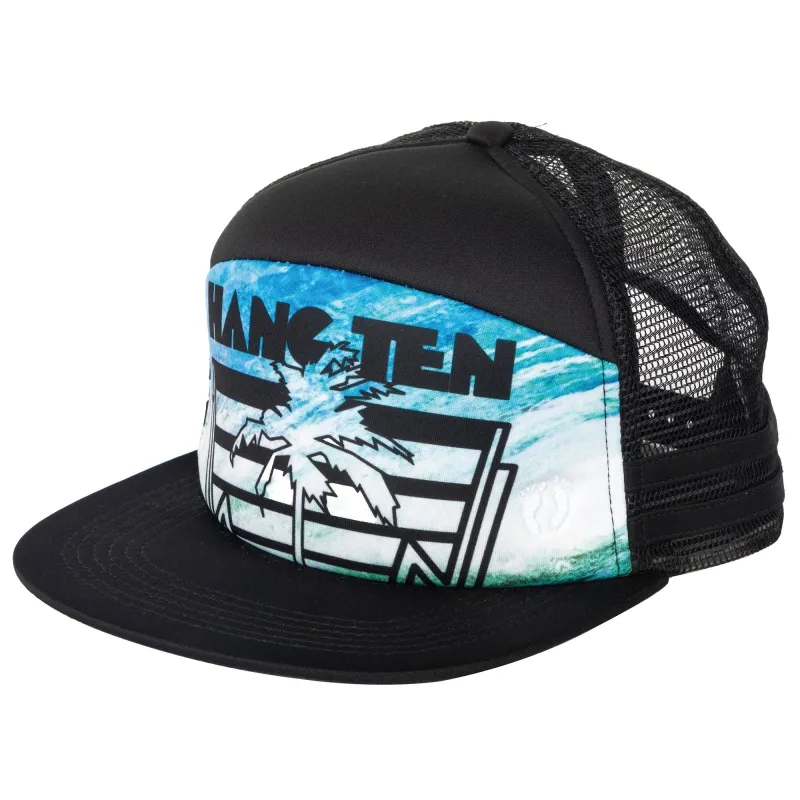 Hang Ten - Sublimated Foam Front 6-Panel with Mesh Back sold by San Diego Hat Company