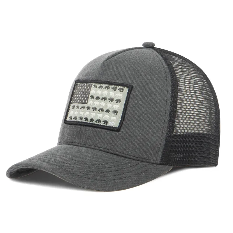 Heritage Line - Mens Americana Trucker Hat sold by San Diego Hat Company