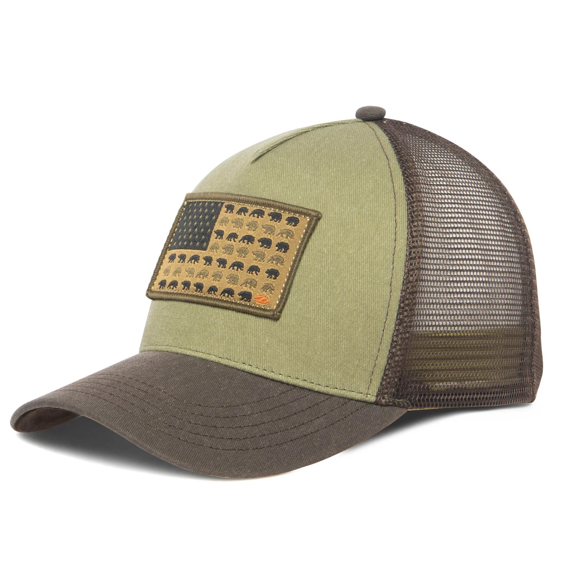 Heritage Line - Mens Americana Trucker Hat sold by San Diego Hat Company product image thumbnail 2