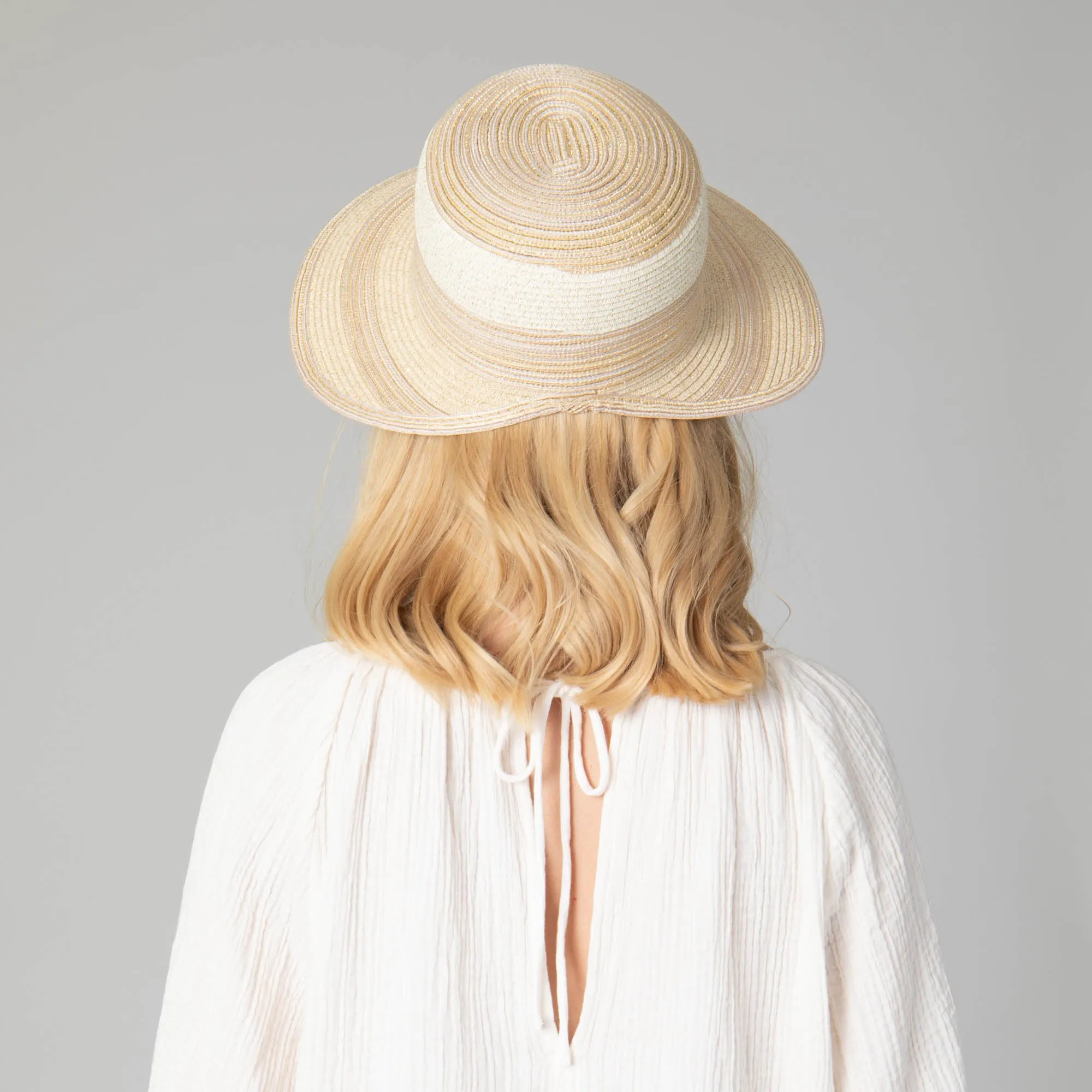 Women's Ultrabraid with Gold Lurex Face Saver sold by San Diego Hat Company product image thumbnail 5