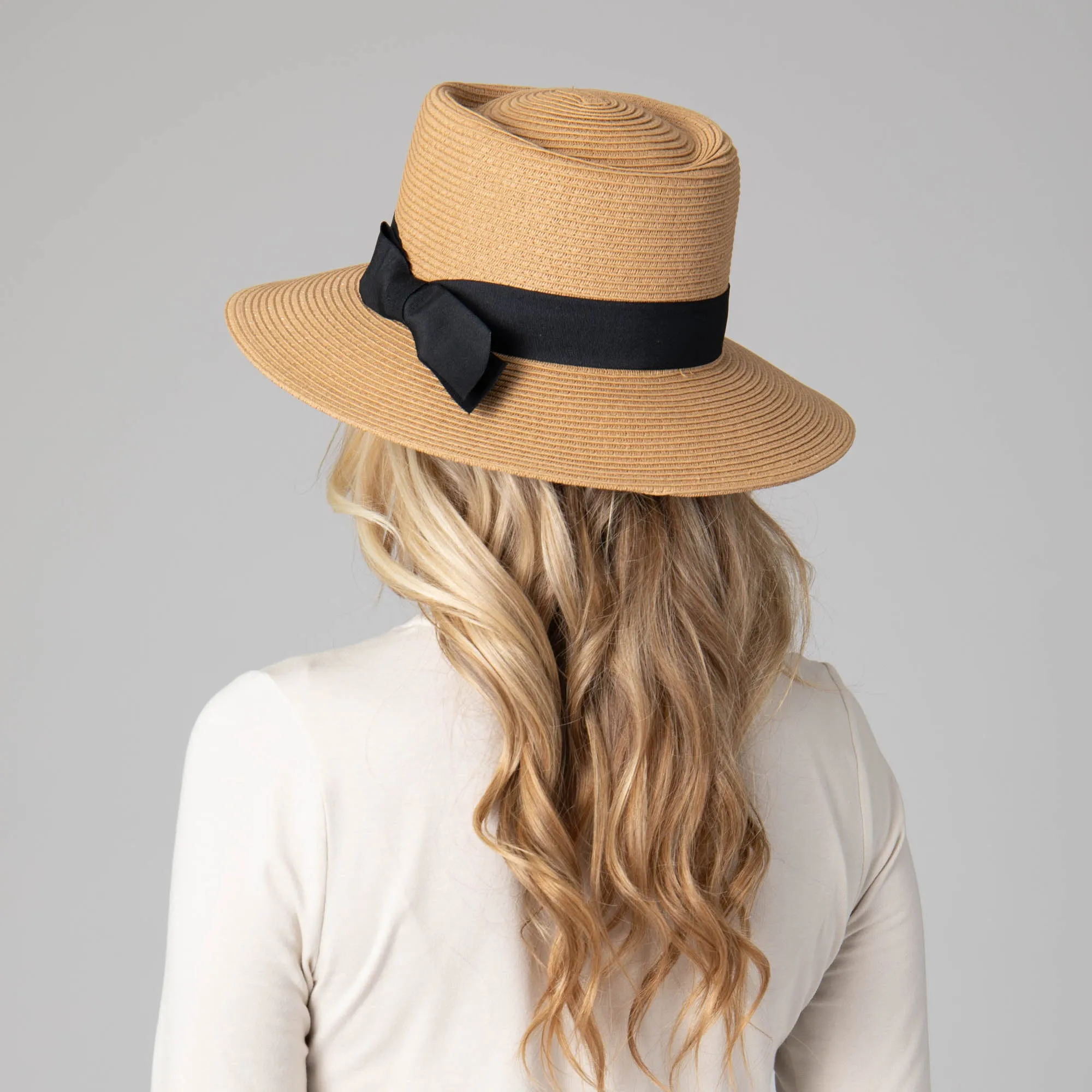 Women's Ultrabraid Gambler with Bow sold by San Diego Hat Company product image thumbnail 5