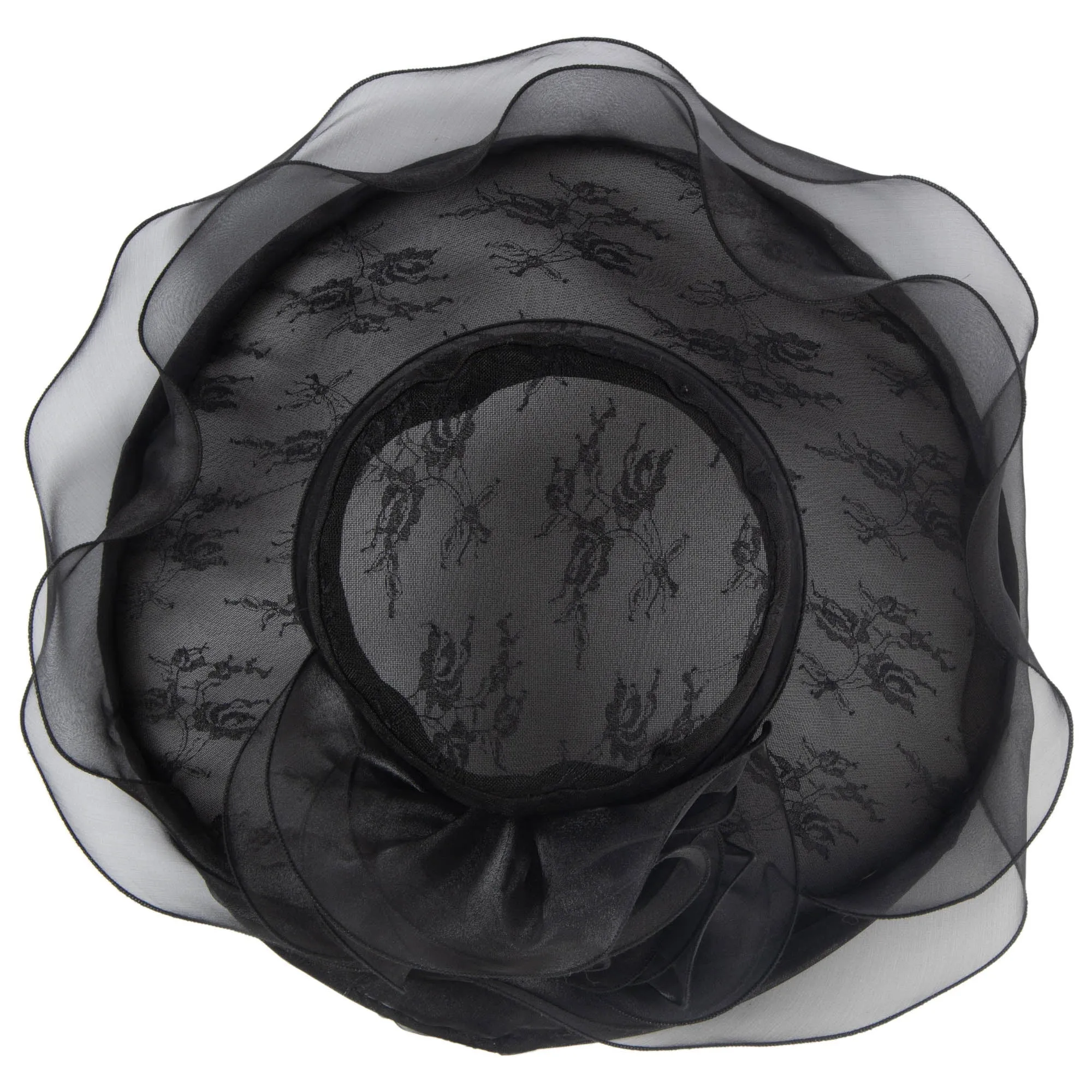 Women's Stiff Mesh Organza Dress Hat sold by San Diego Hat Company product image thumbnail 5