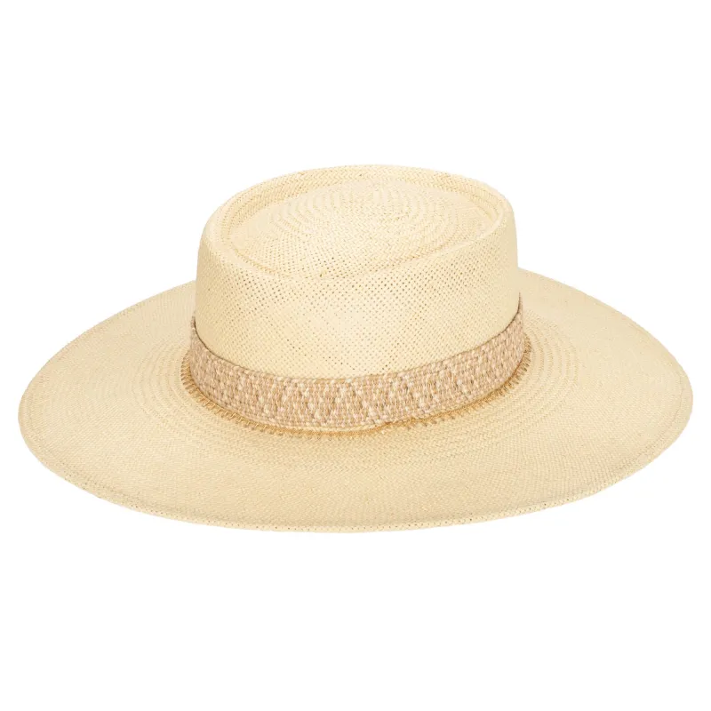 Portside Telescope Boater sold by San Diego Hat Company