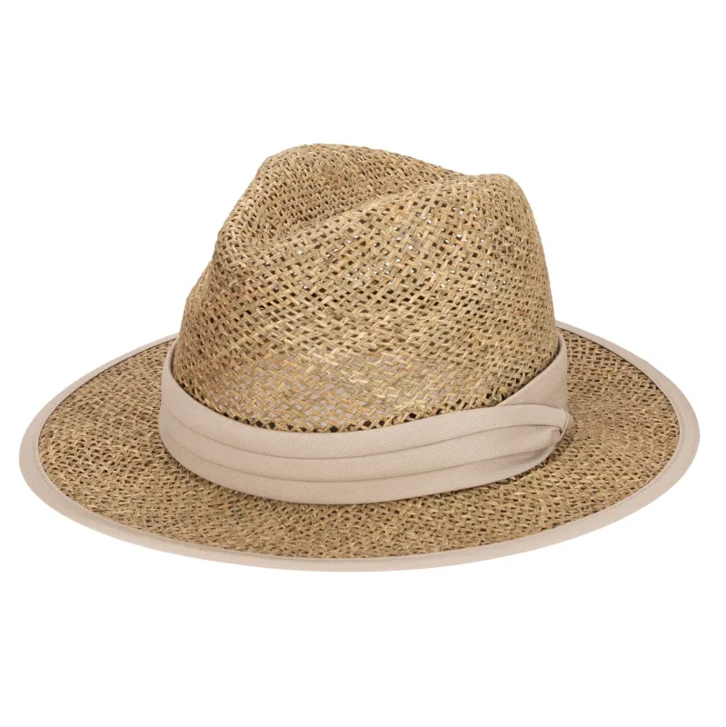Mens Two Tone Rolled Brim Fedora sold by San Diego Hat Company