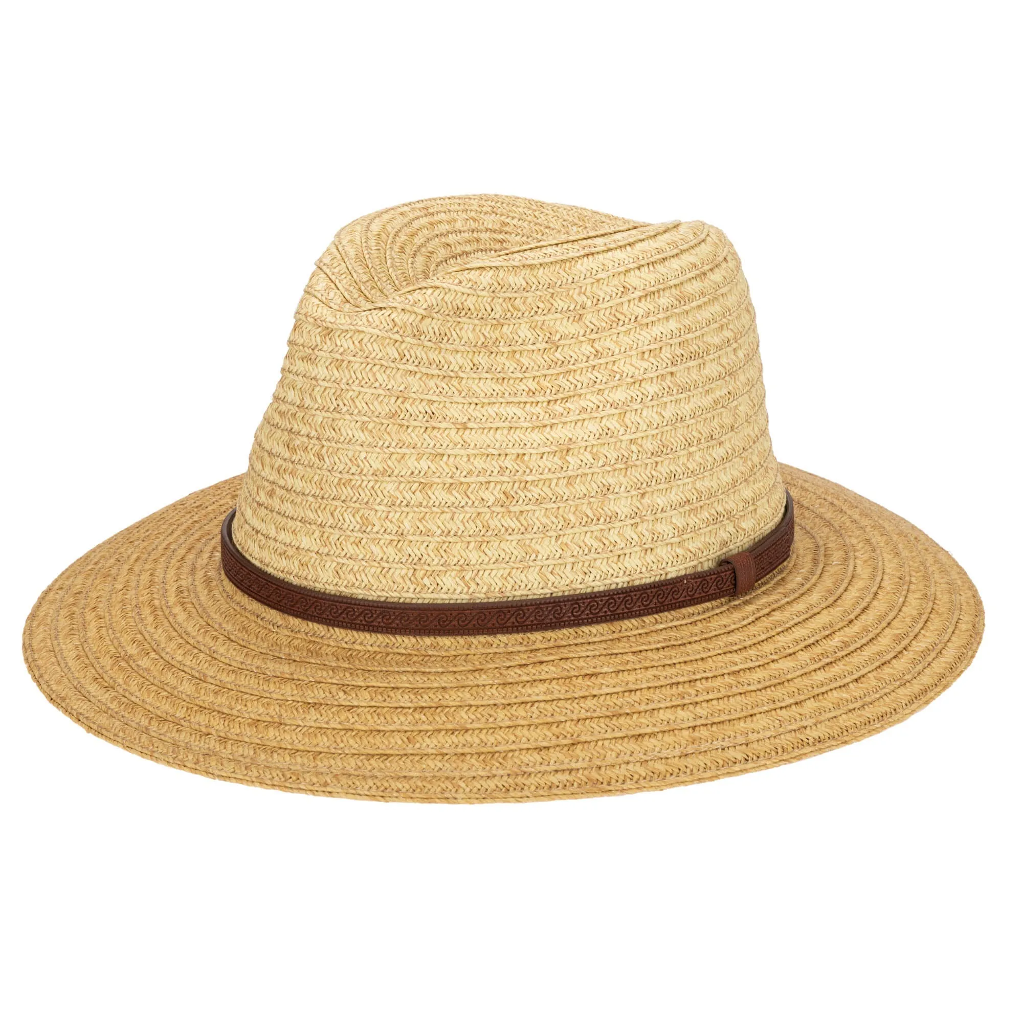 Mens Two Tone Ultrabraid Fedora sold by San Diego Hat Company