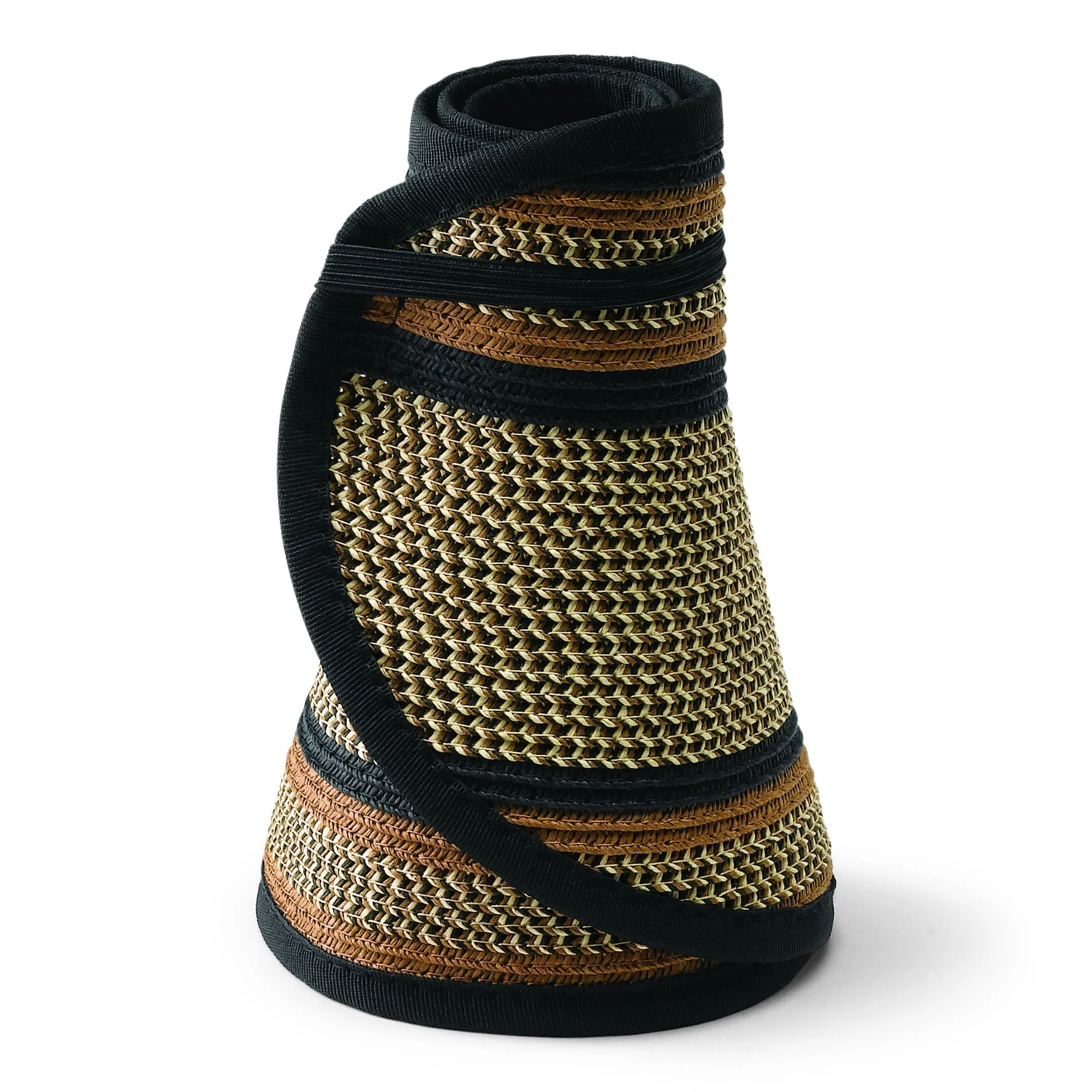 Women's Neutral Colored Ultrabraided Large Brim Packable Visor (UBV2004) sold by San Diego Hat Company product image thumbnail 4