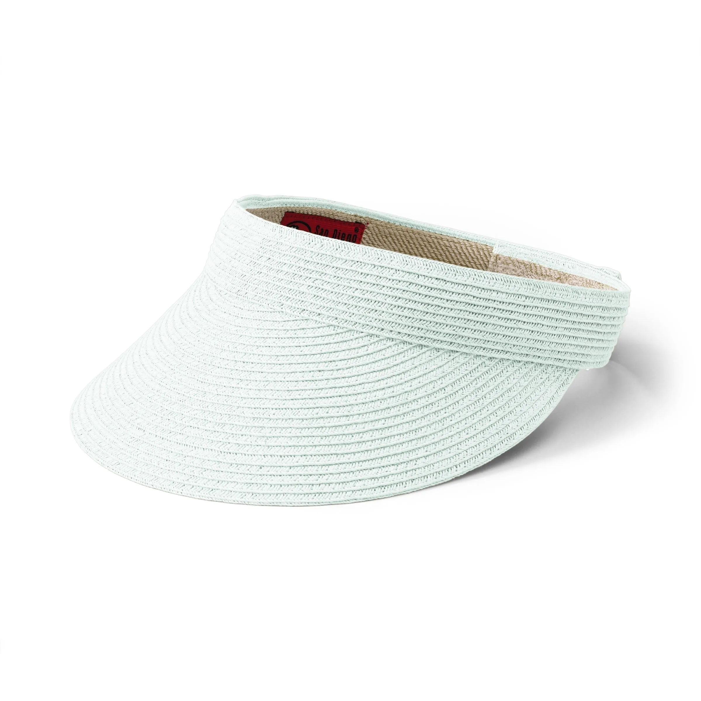 Women's Ultrabraid Small Brim Visor sold by San Diego Hat Company product image thumbnail 4