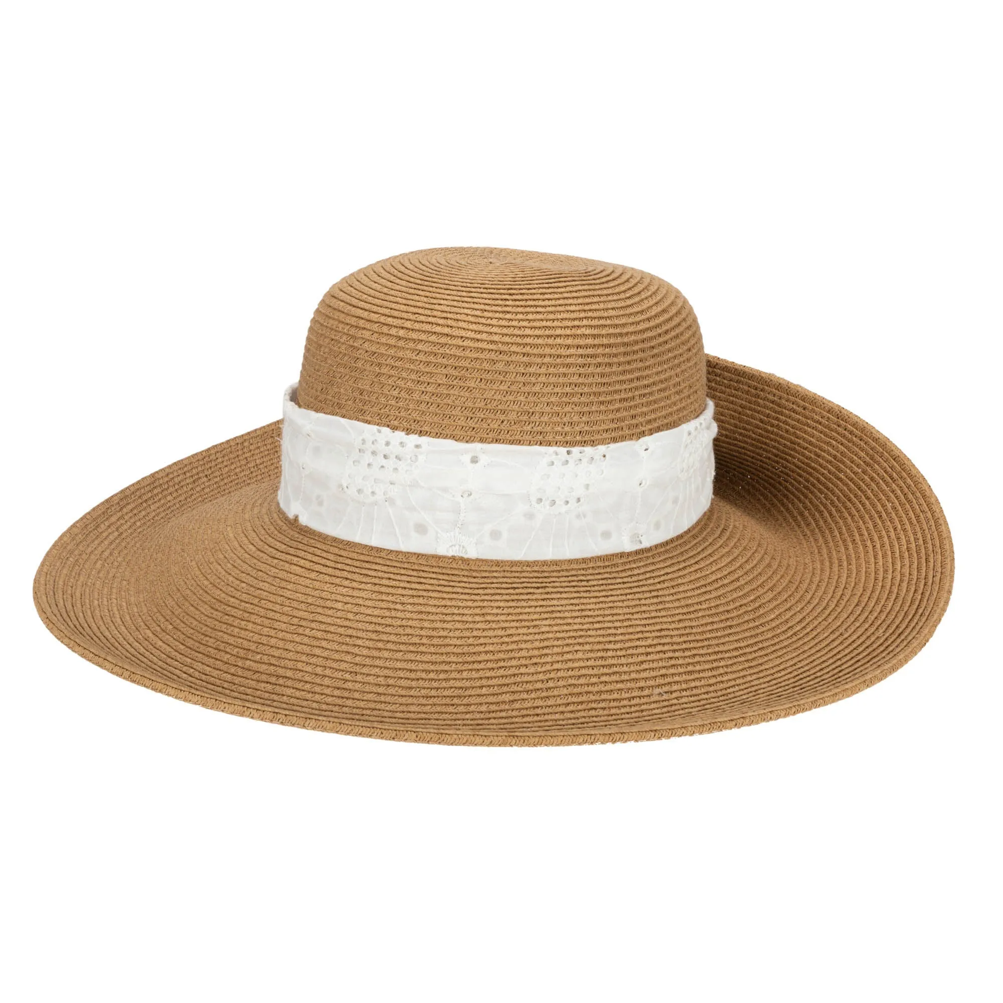 Women's Ultrabraid Fold Back Bow Sun Hat sold by San Diego Hat Company