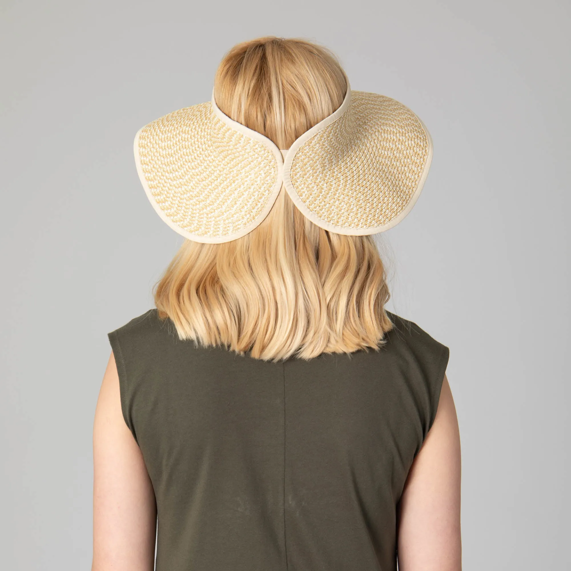 Women's Ultrabraid Large Brim Visor sold by San Diego Hat Company product image thumbnail 5