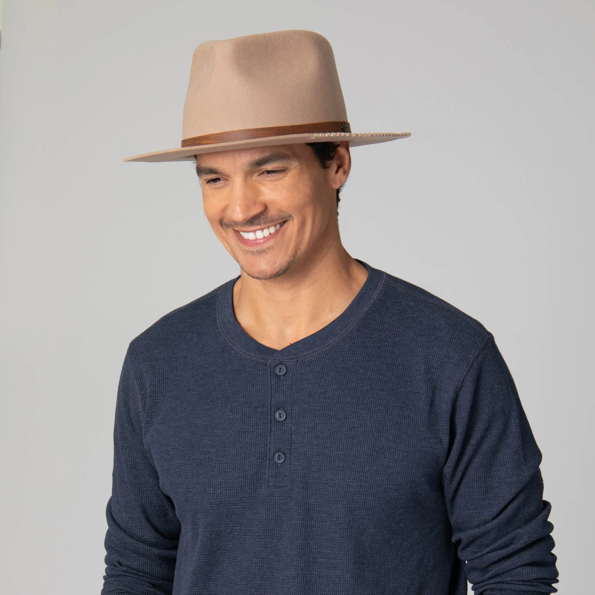 Black Label Wool Felt Fedora sold by San Diego Hat Company product image thumbnail 3