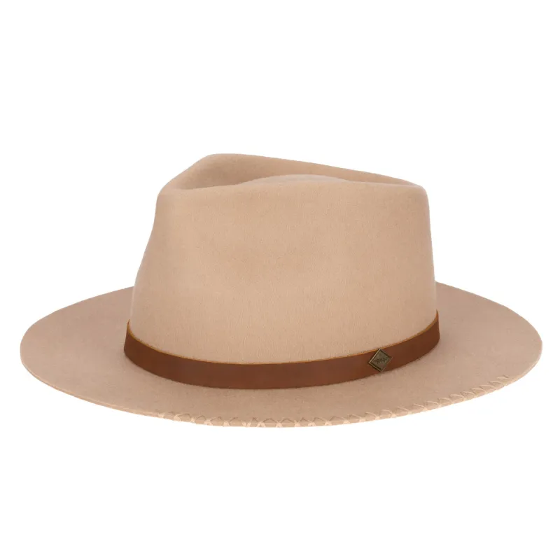 Black Label Wool Felt Fedora sold by San Diego Hat Company
