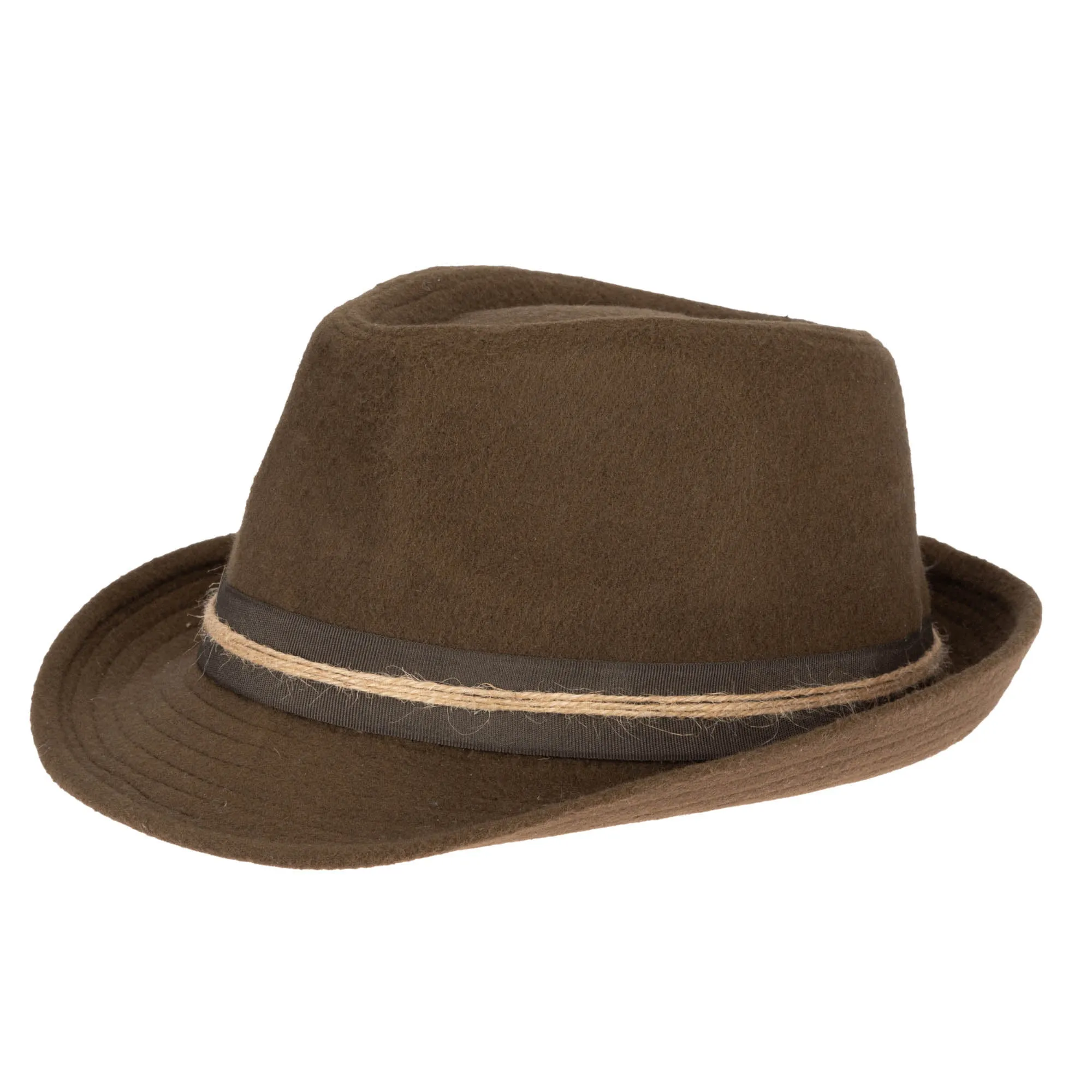 Faux Felt Stingy Brim Fedora sold by San Diego Hat Company